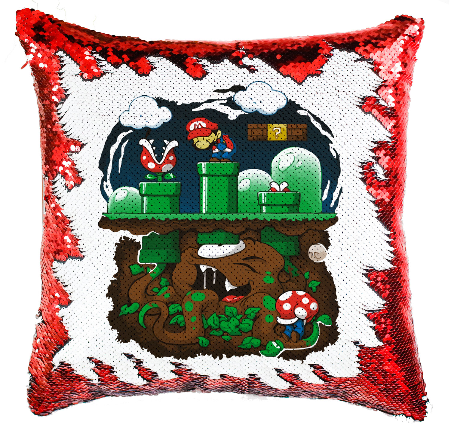 super mario Simiflitteres Párnahuzat