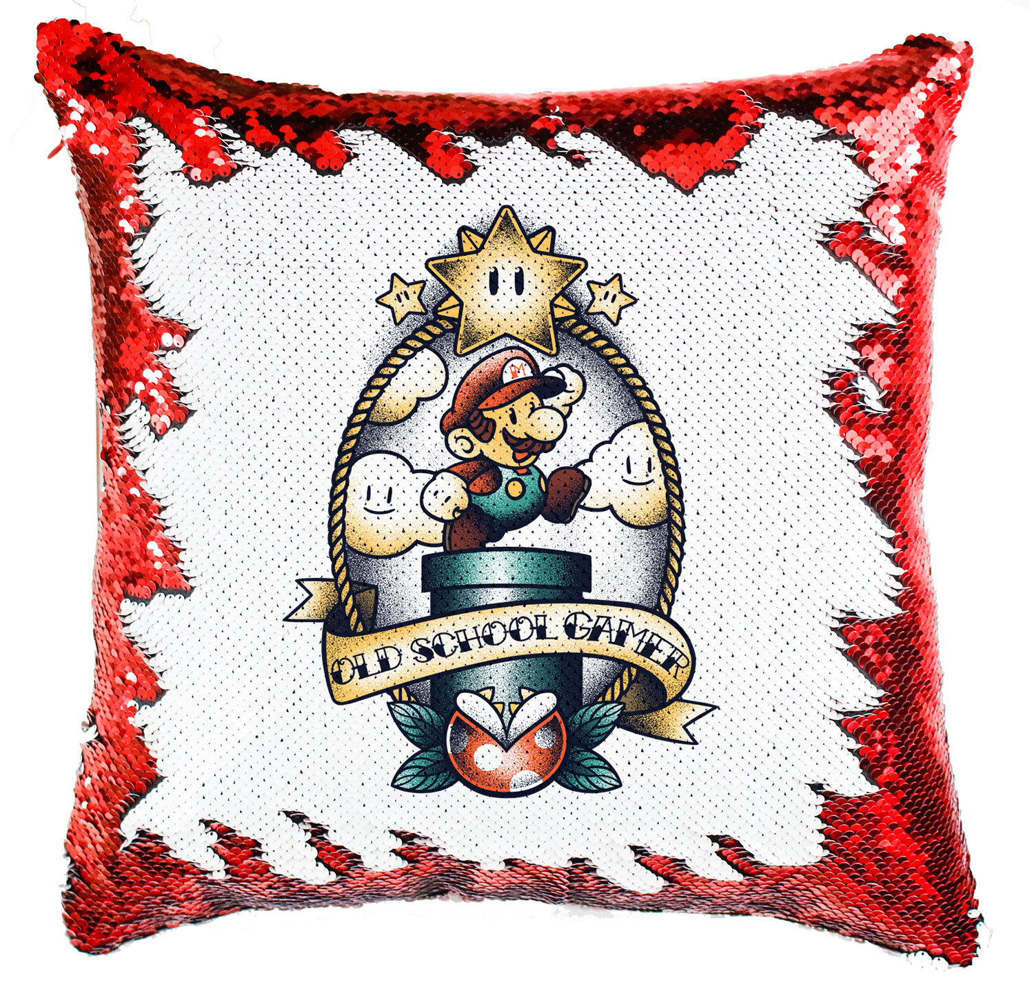super mario Simiflitteres Párnahuzat