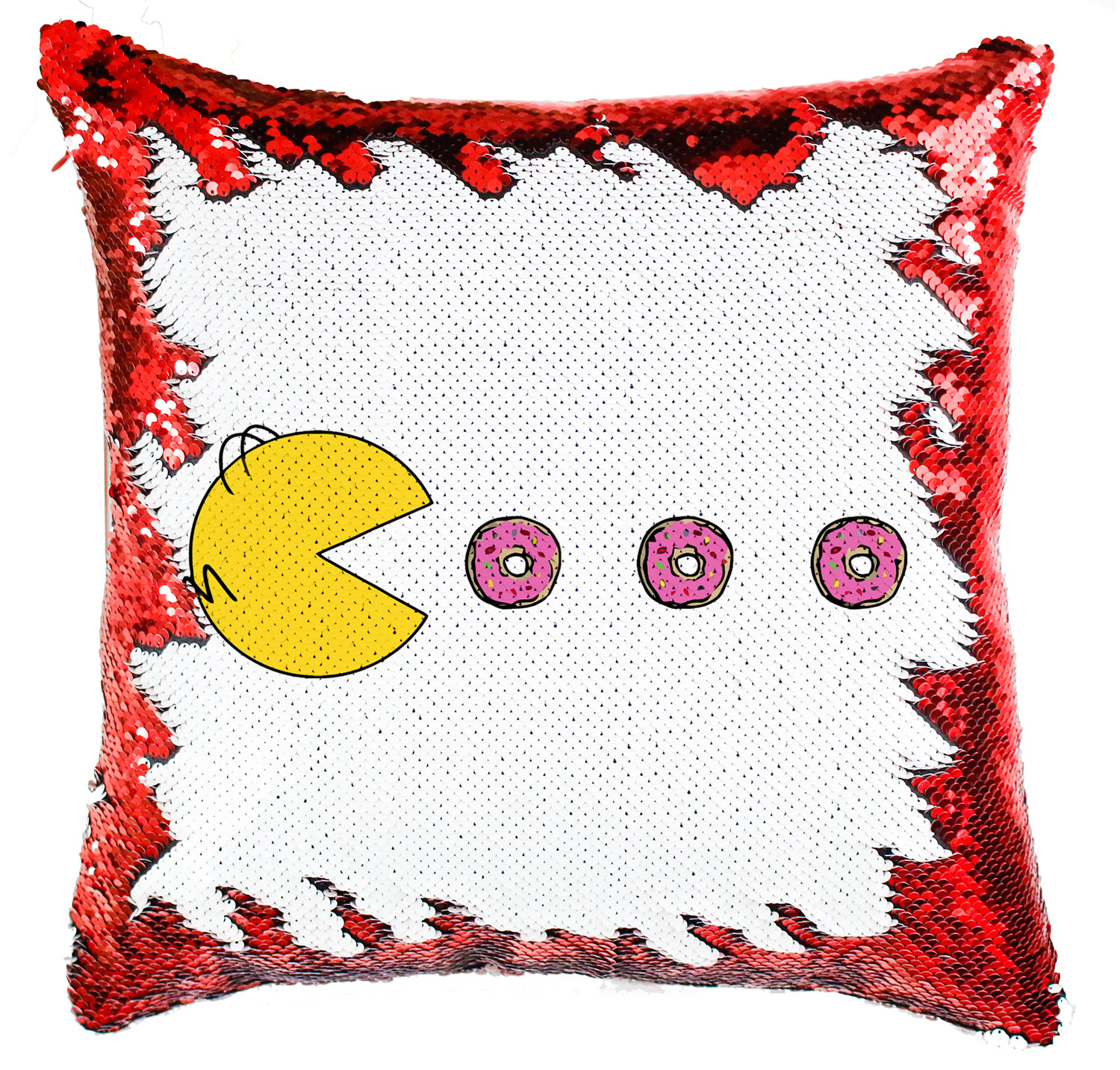 pac man fánk homer Simiflitteres Párnahuzat