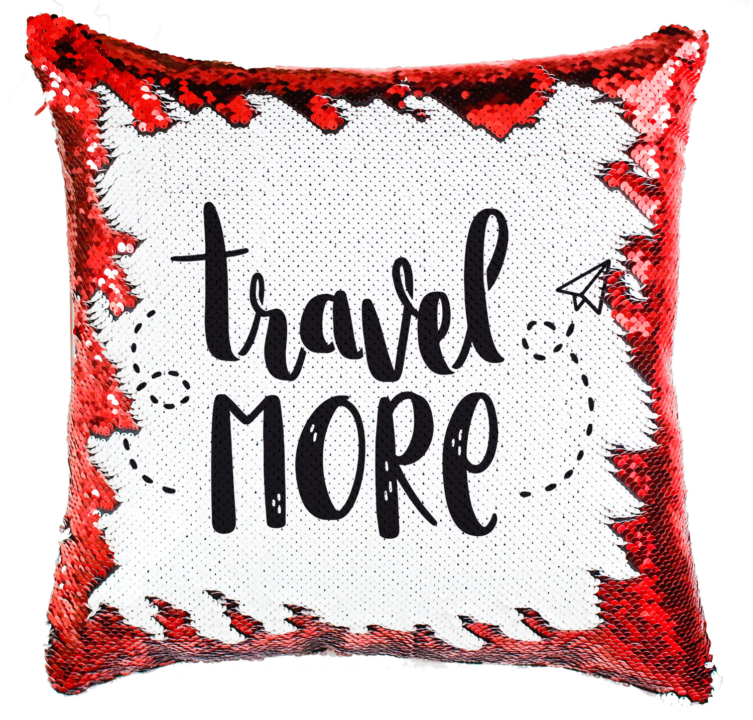 travel more utazás Simiflitteres Párnahuzat