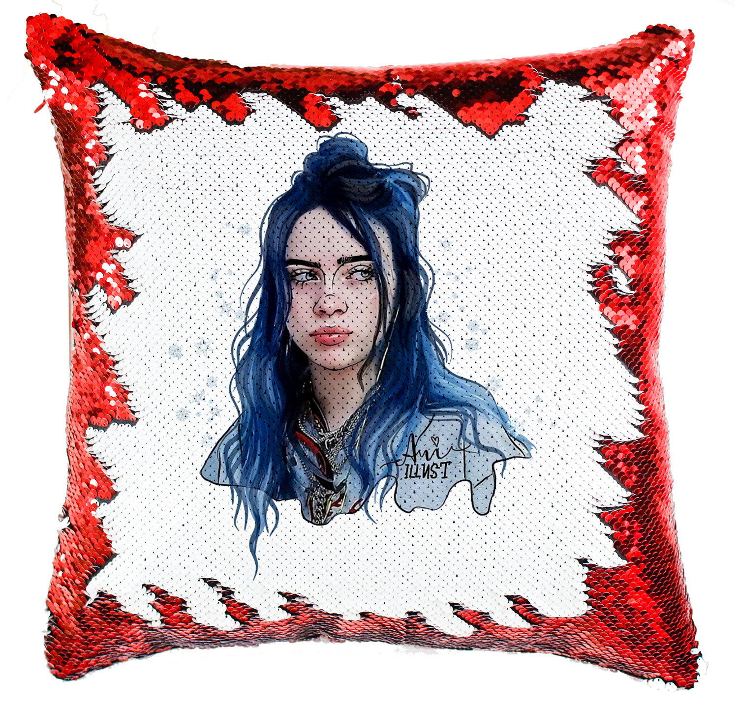 billie eilish Simiflitteres Párnahuzat