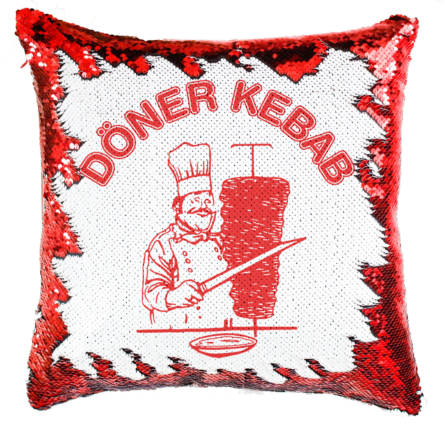 Döner Kebab Simiflitteres Párnahuzat