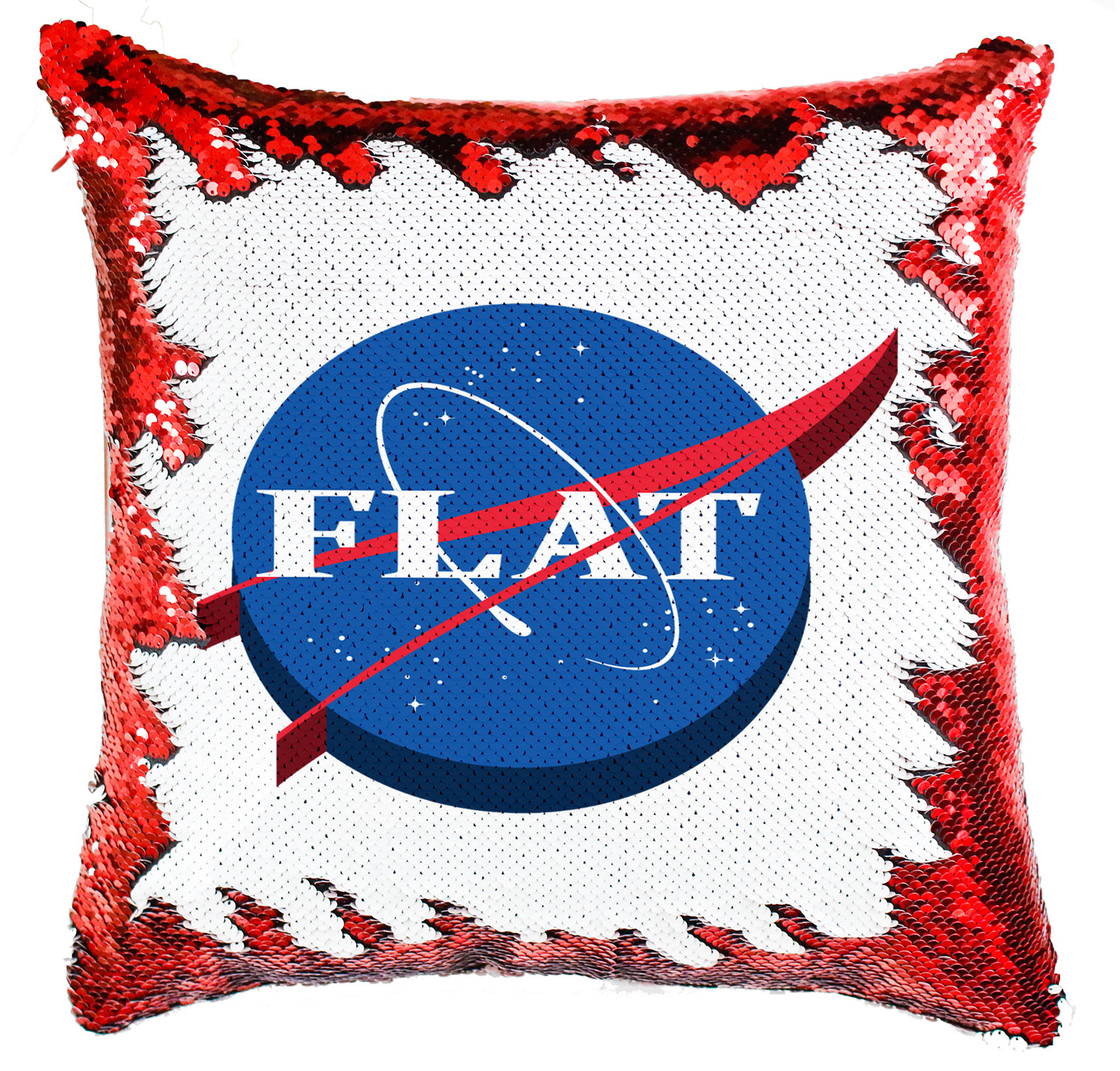 nasa logo flat humor Simiflitteres Párnahuzat