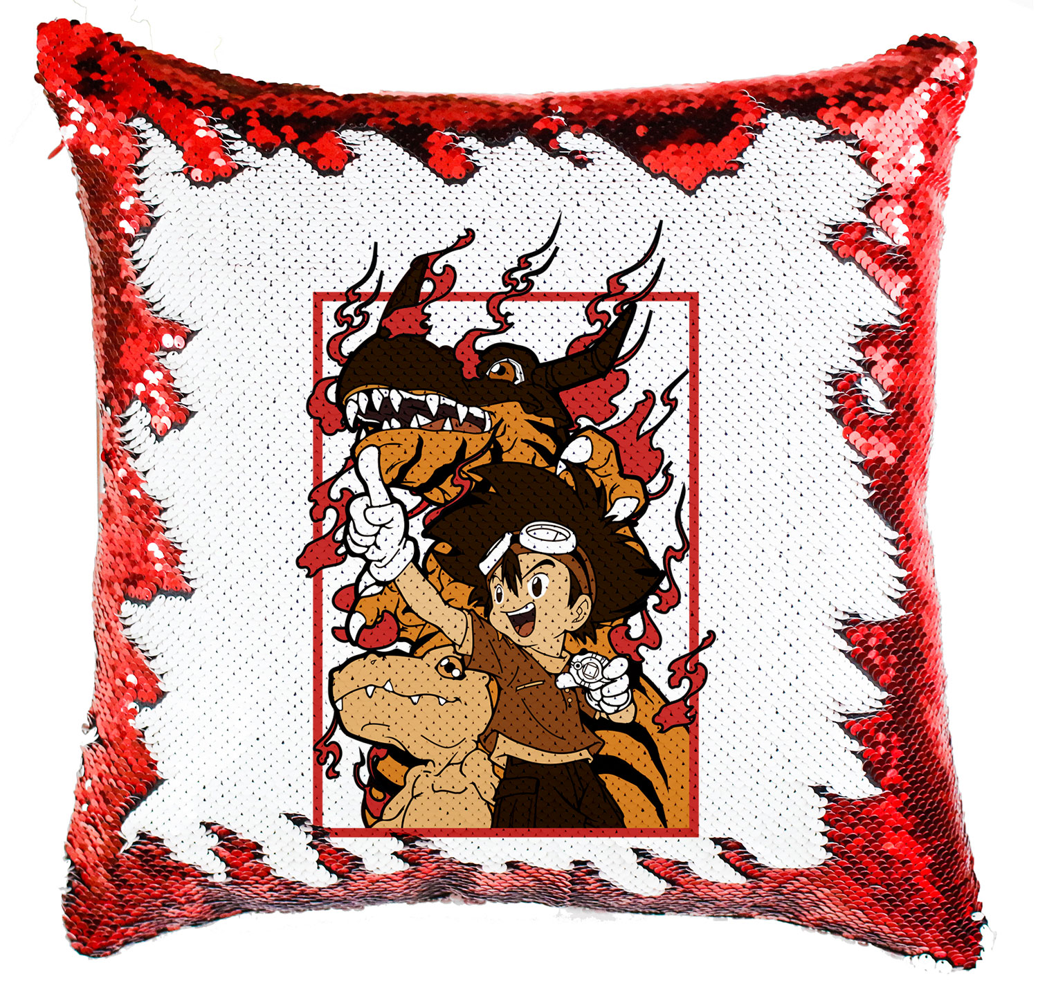 agumon digimon tai Simiflitteres Párnahuzat
