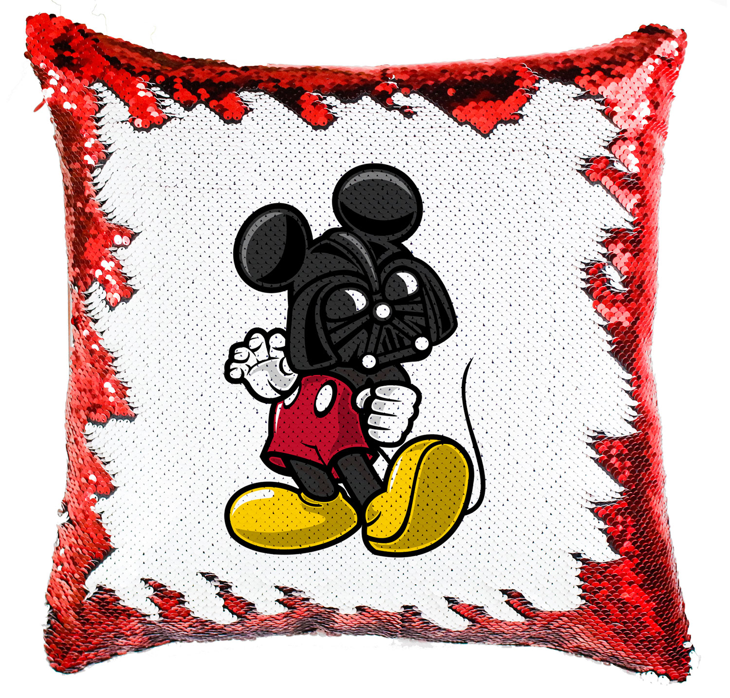 mickey egért darth Simiflitteres Párnahuzat