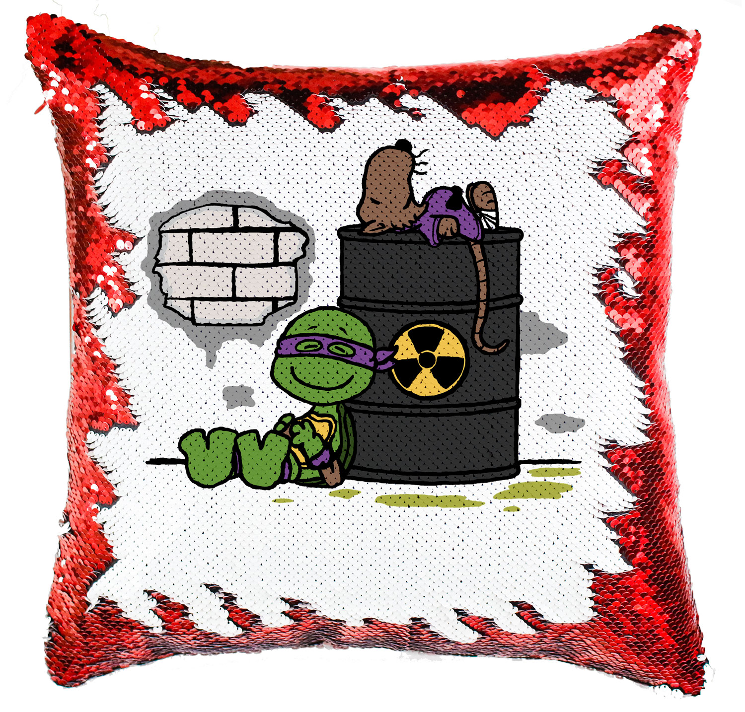 tini ninja teknőcök tmnt donatello Simiflitteres Párnahuzat
