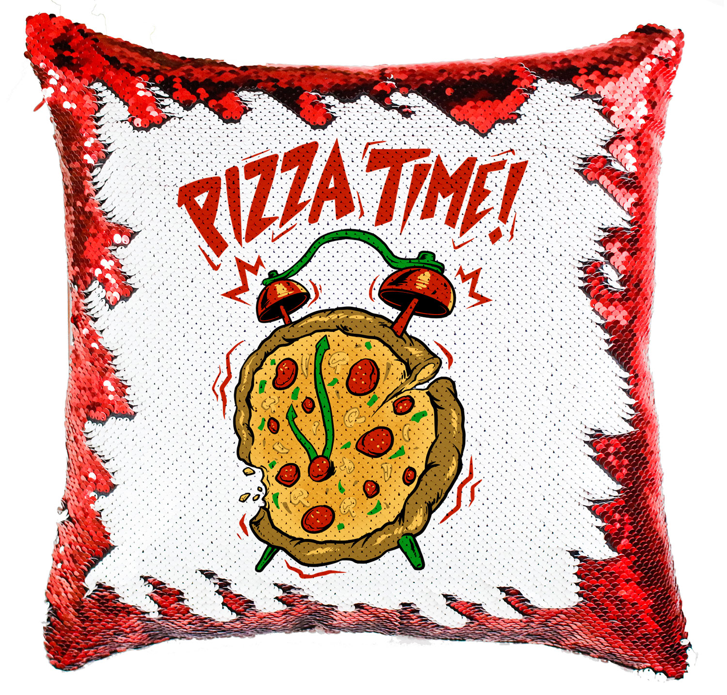 pizza time  Simiflitteres Párnahuzat