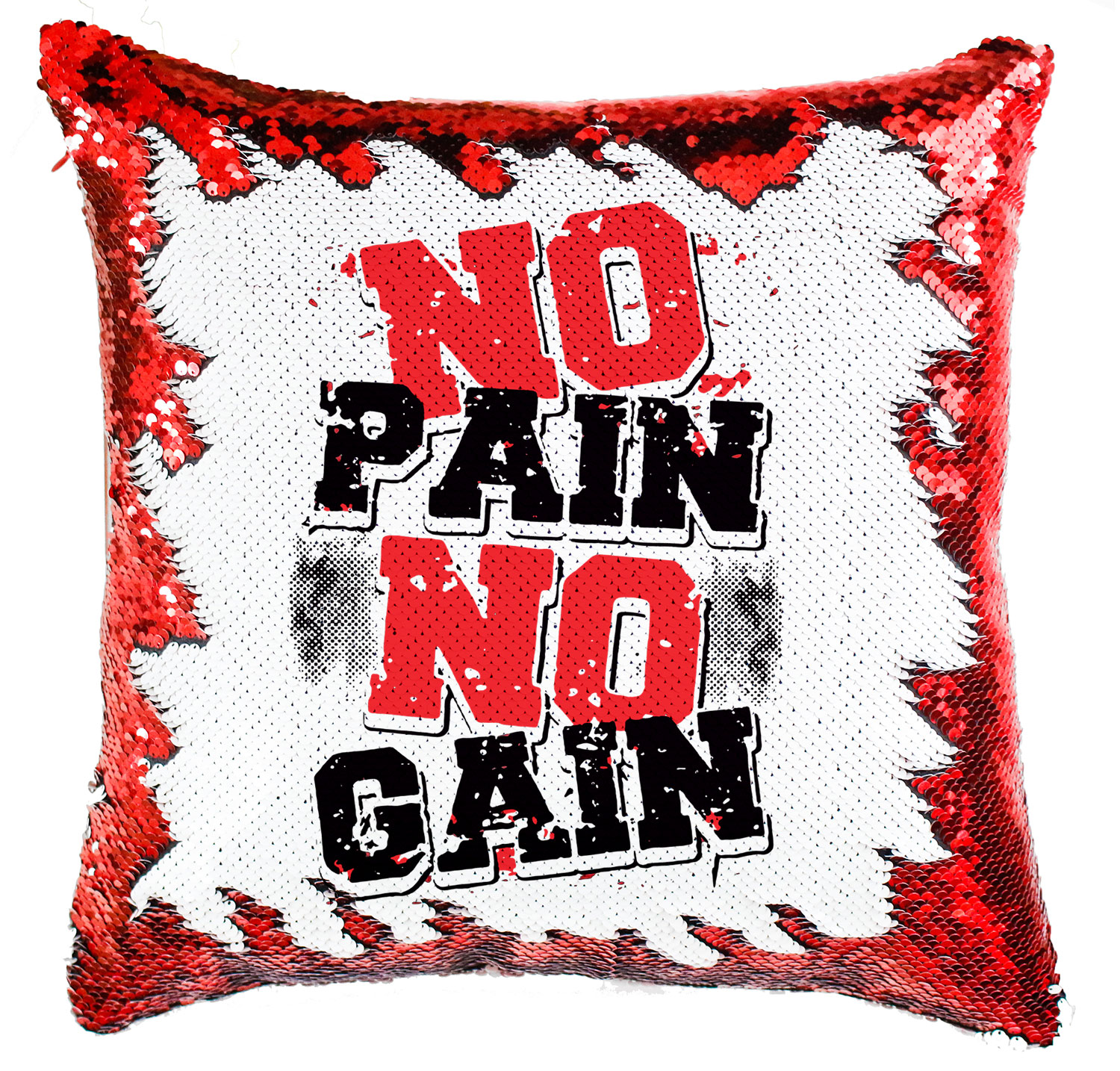 kondi kondizás no pain no gain kondis Simiflitteres Párnahuzat