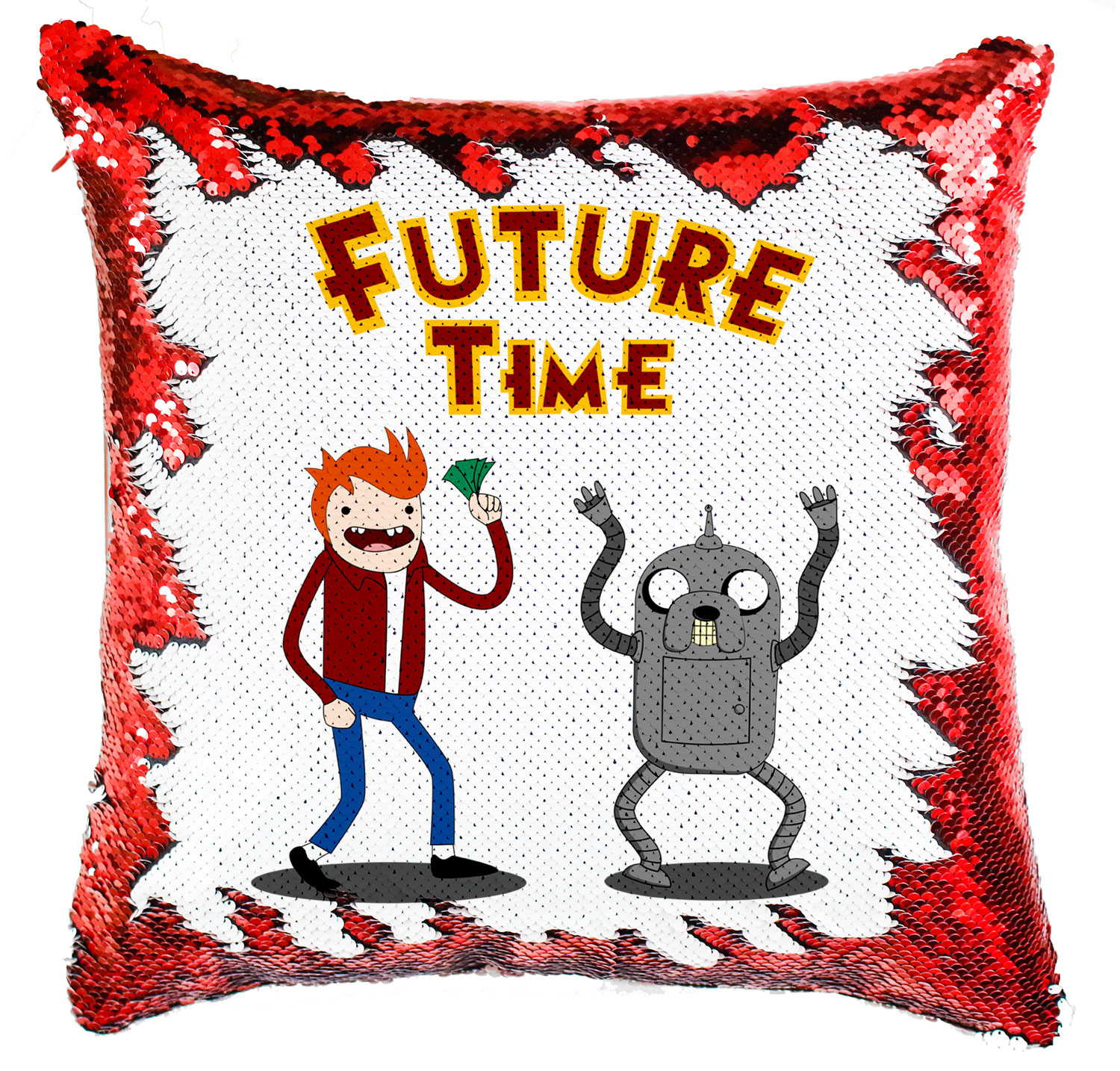 futurama adventure time Simiflitteres Párnahuzat