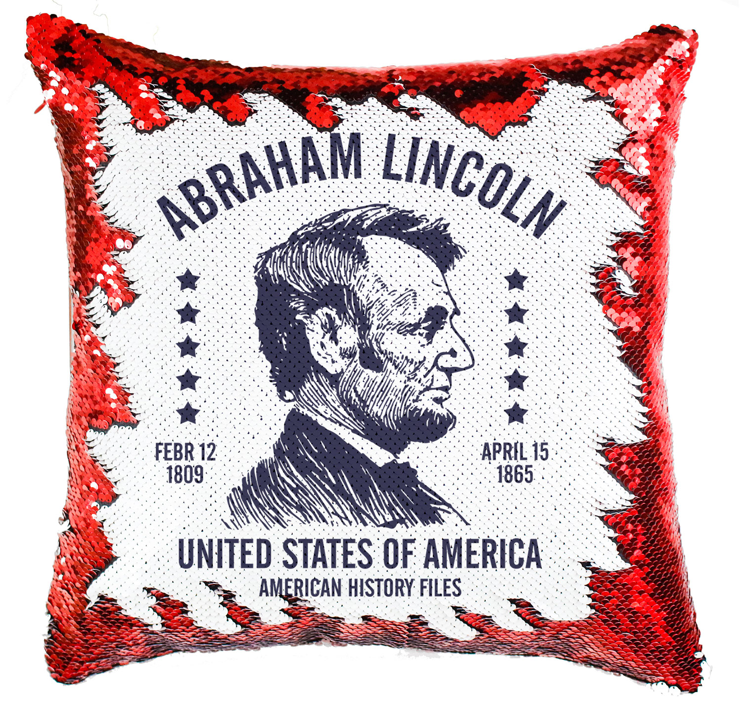 Abraham Lincoln Simiflitteres Párnahuzat