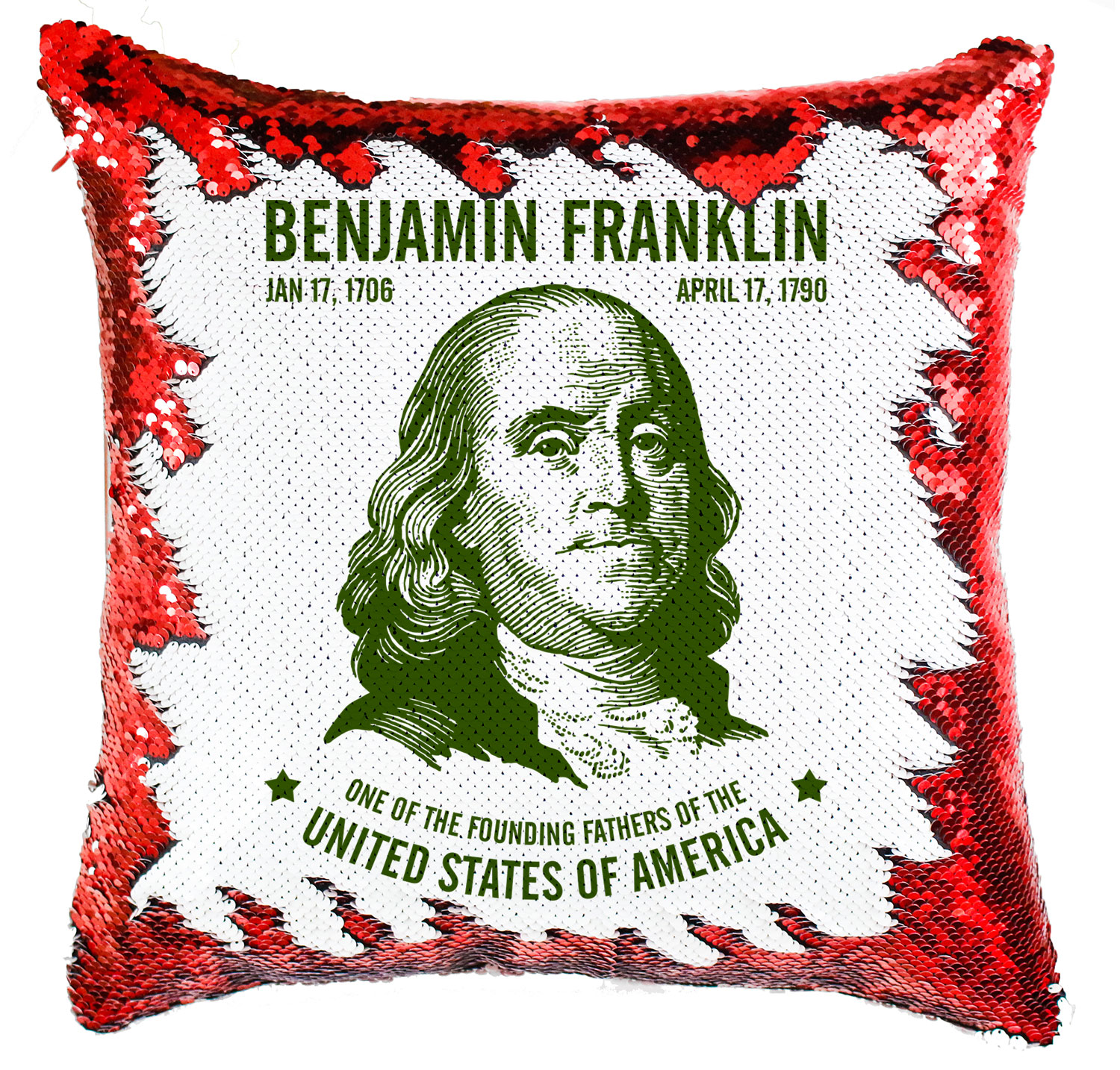 benjamin franklin Simiflitteres Párnahuzat