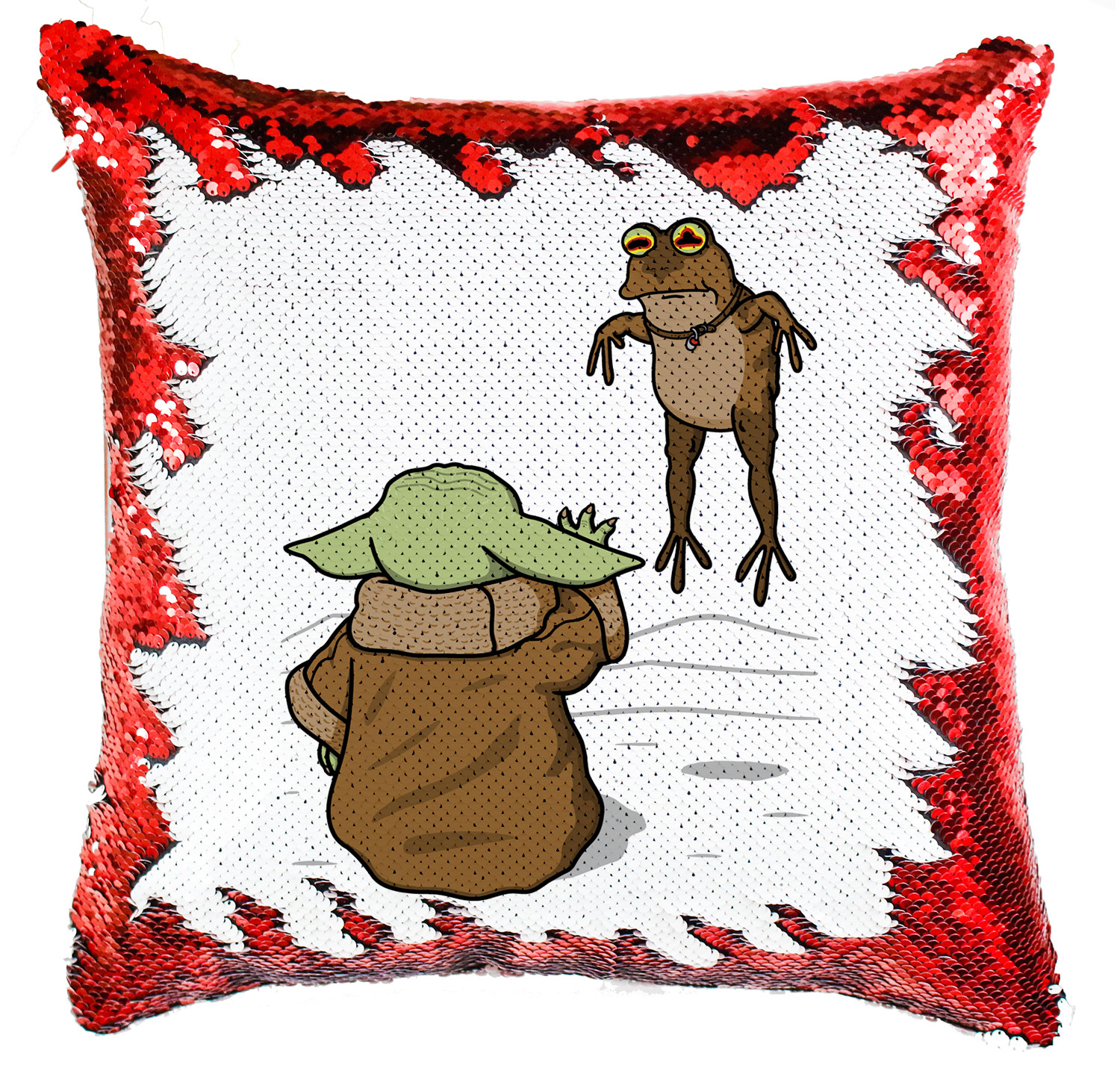 baba yoda baby yoda béka Simiflitteres Párnahuzat