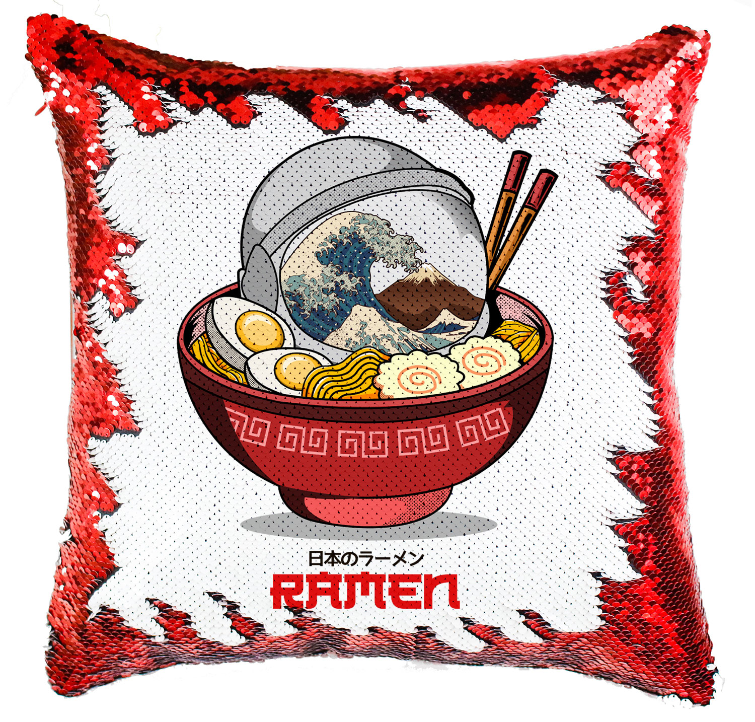 japán ramen Simiflitteres Párnahuzat