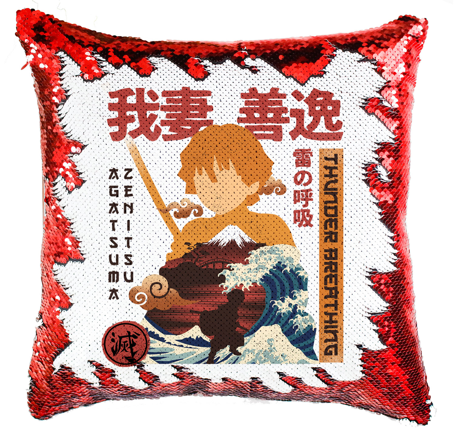 zenitsu demon slayer Simiflitteres Párnahuzat