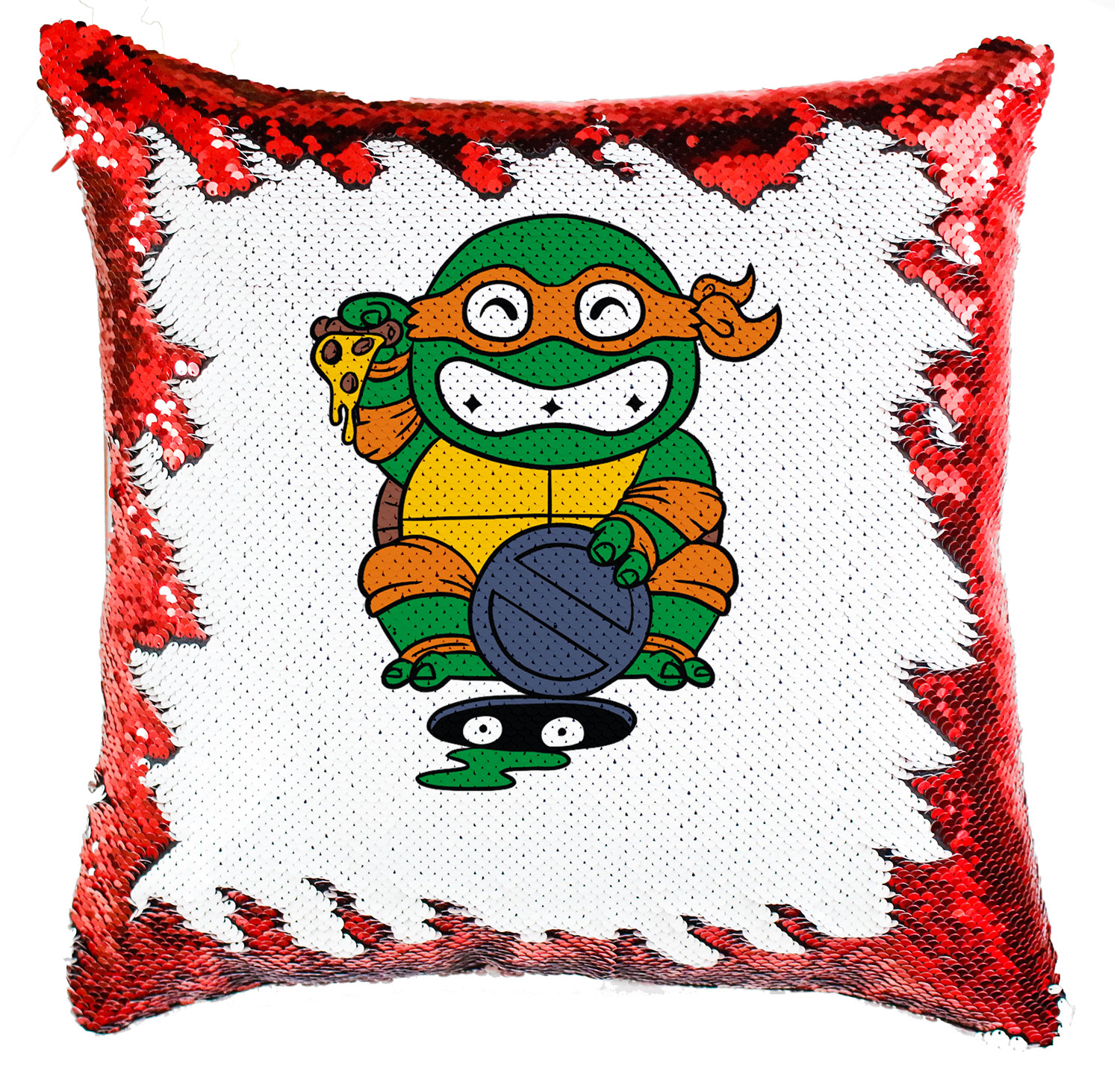 tini ninja teknőcök michelangelo Simiflitteres Párnahuzat