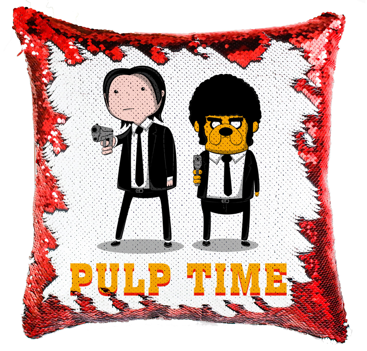 adventure time pulp fiction Simiflitteres Párnahuzat