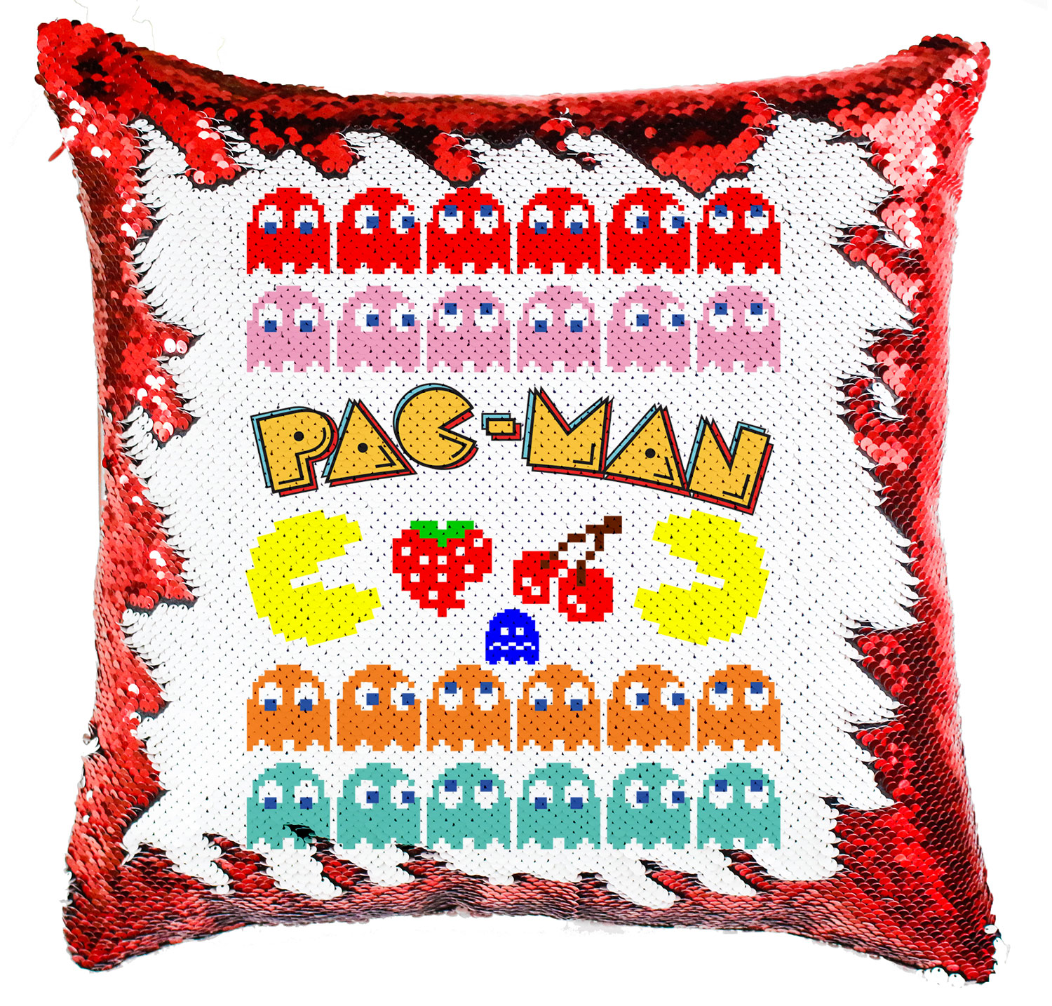 pac man Simiflitteres Párnahuzat