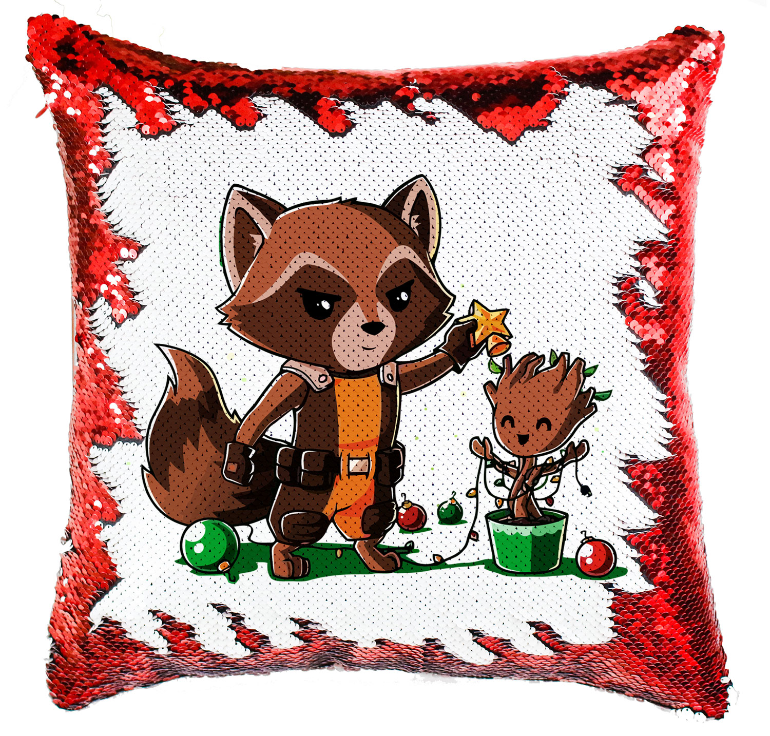 groot rocket raccoon Simiflitteres Párnahuzat