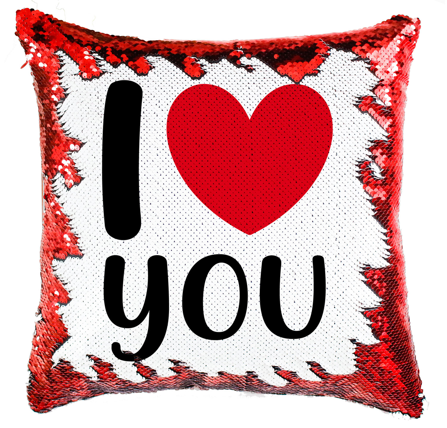 i love you Simiflitteres Párnahuzat