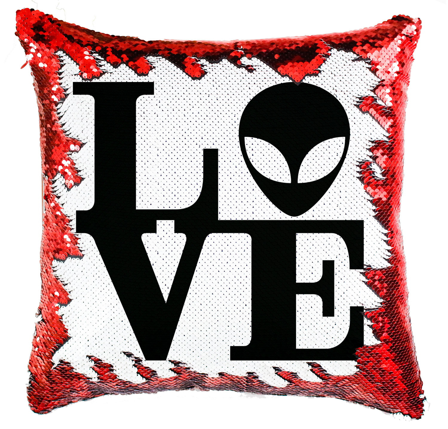 UFO love Simiflitteres Párnahuzat