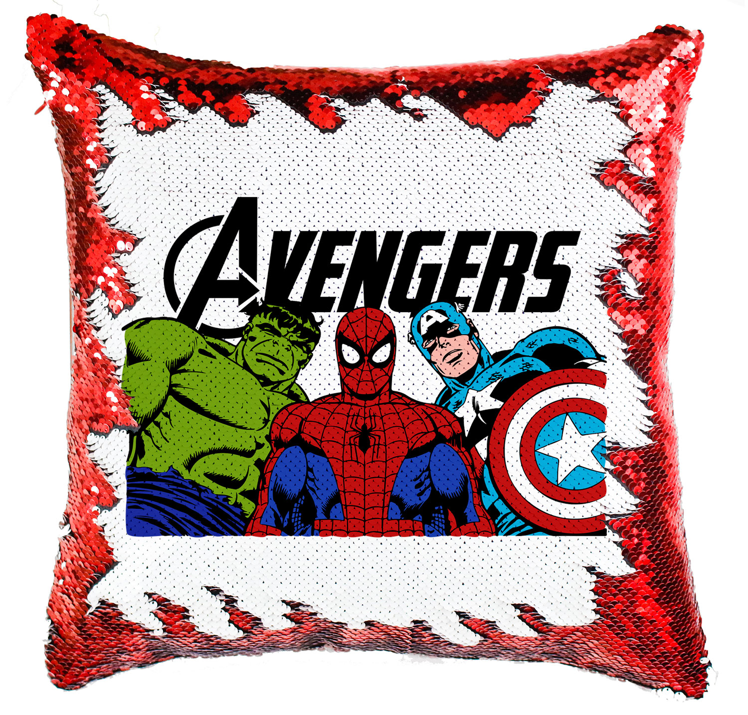 avengers bosszúállók hulk pókember amerika kapitány Simiflitteres Párnahuzat