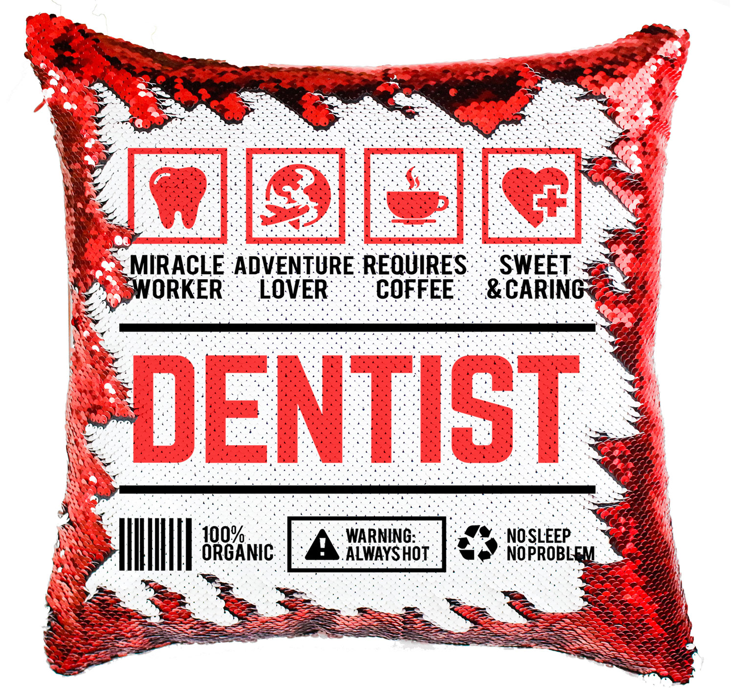 fogorvos fogászat dentist Simiflitteres Párnahuzat