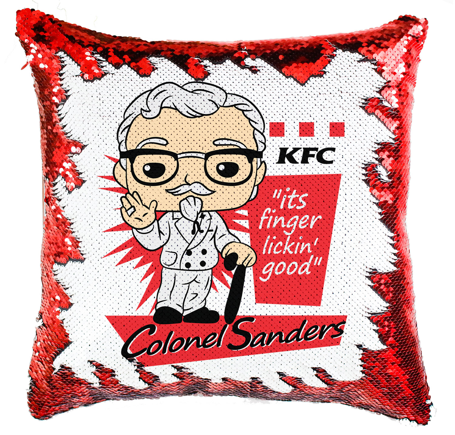 kft colonel sanders Simiflitteres Párnahuzat