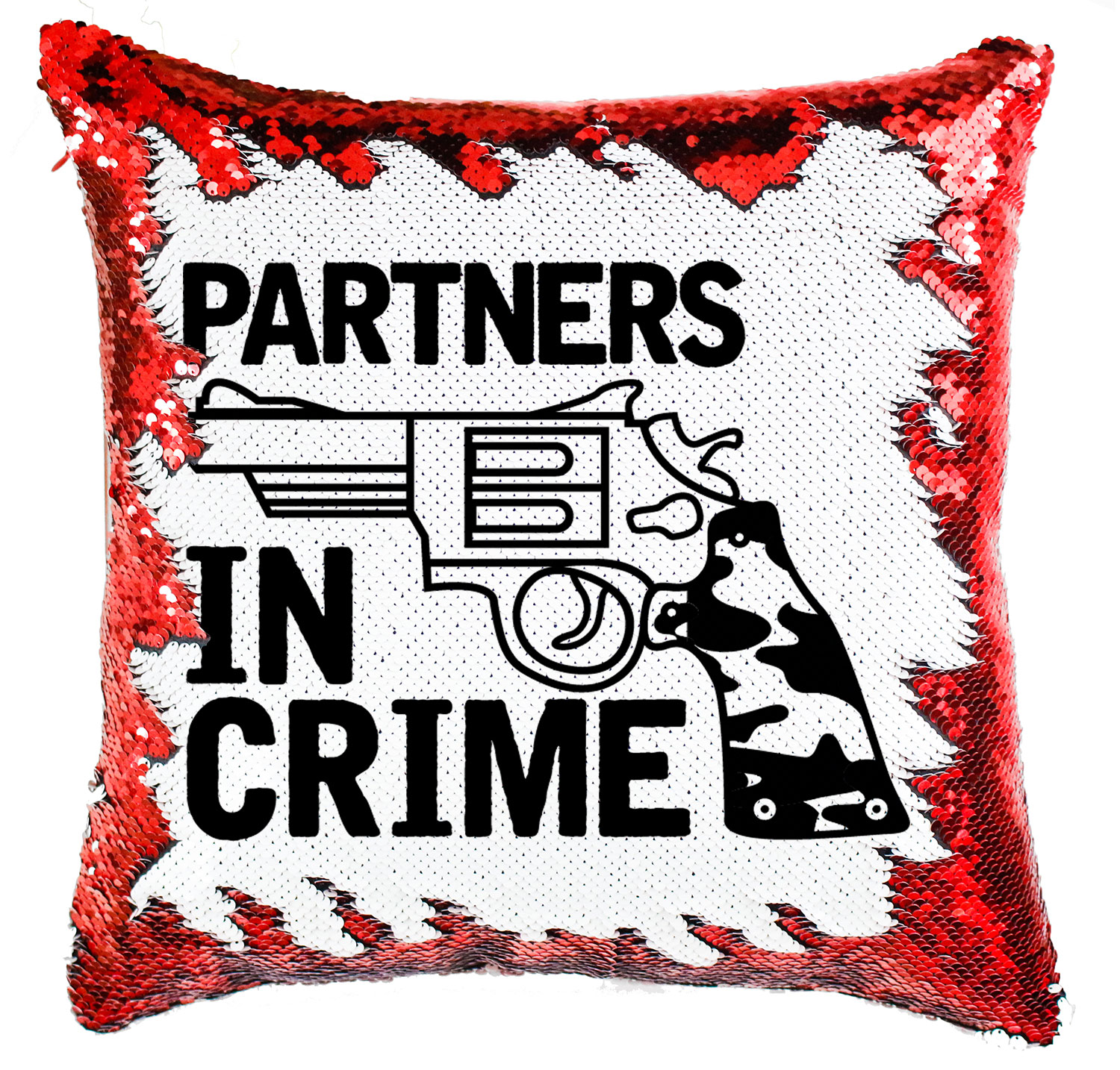 Partners In Crime páros pároknak Simiflitteres Párnahuzat