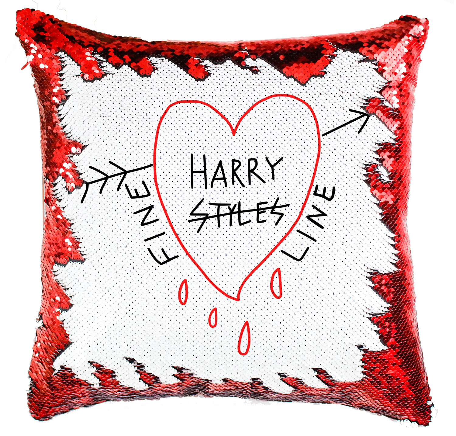 harry styles fine line Simiflitteres Párnahuzat