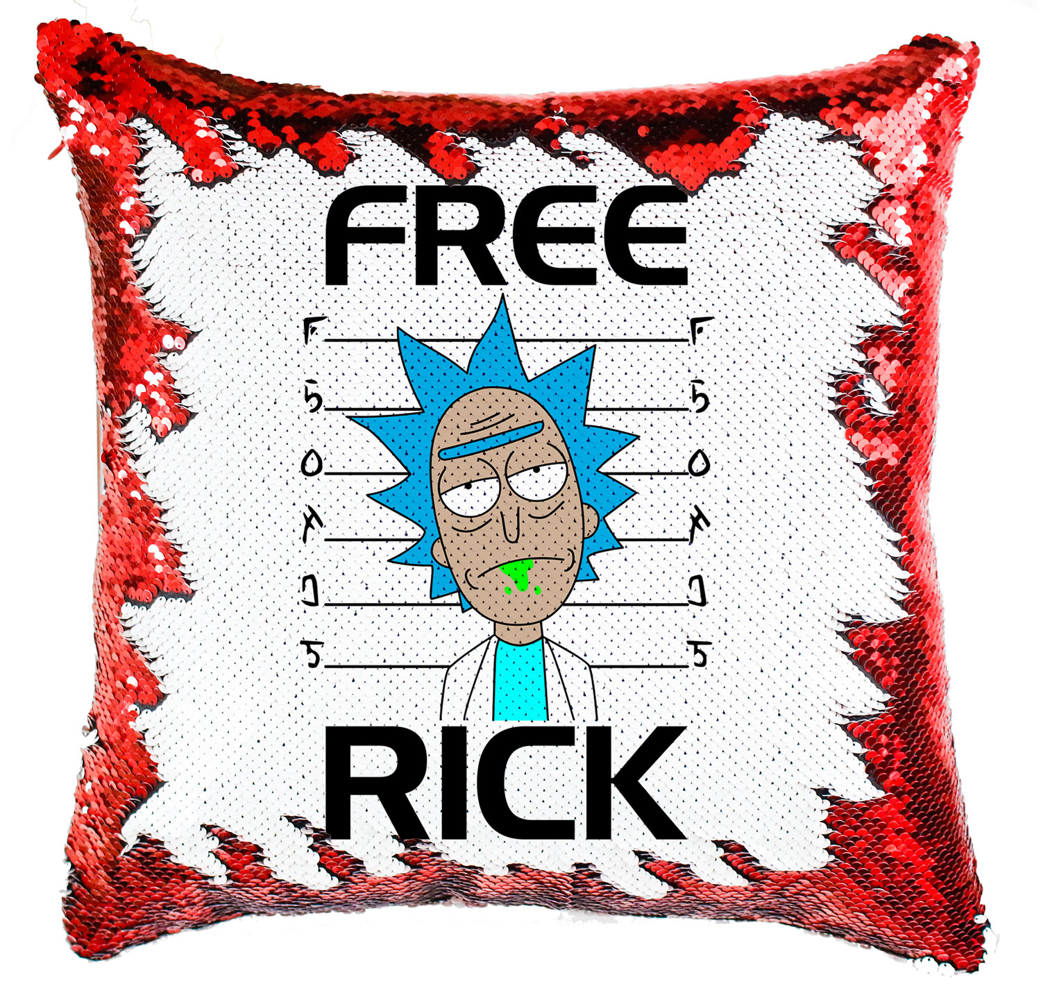 rick és morty Simiflitteres Párnahuzat