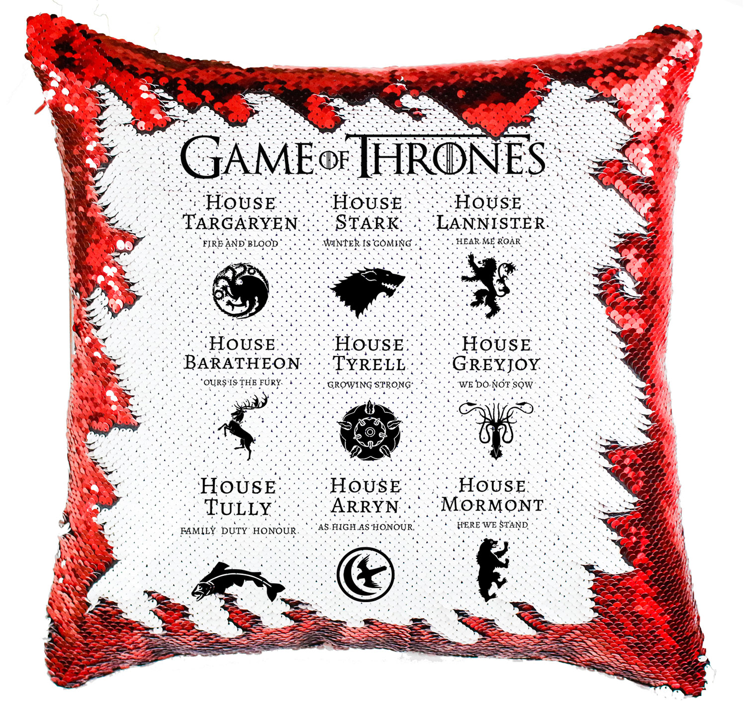 trónok harca game of thrones stark lannister Simiflitteres Párnahuzat