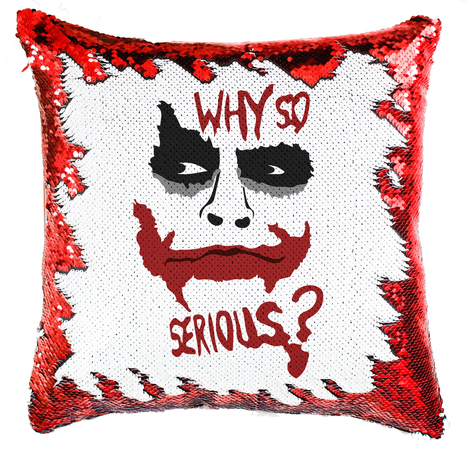 why so serious Joker Simiflitteres Párnahuzat