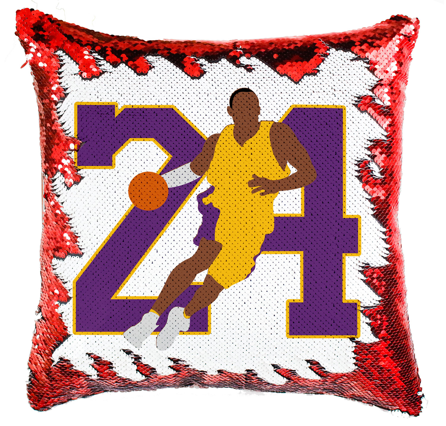 kobe bryant 24 nba kosár kosaras lakers Simiflitteres Párnahuzat