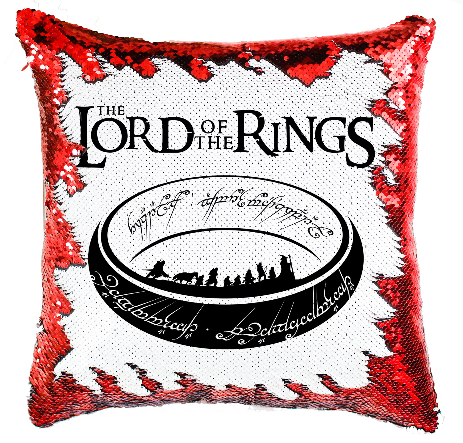 the lord of the rings gyűrűk ura Simiflitteres Párnahuzat