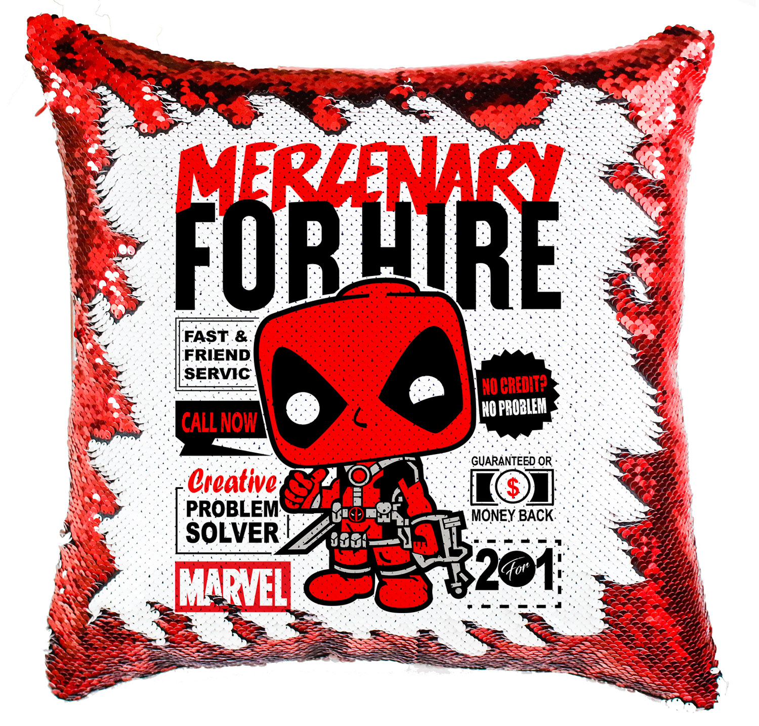 deadpool Simiflitteres Párnahuzat