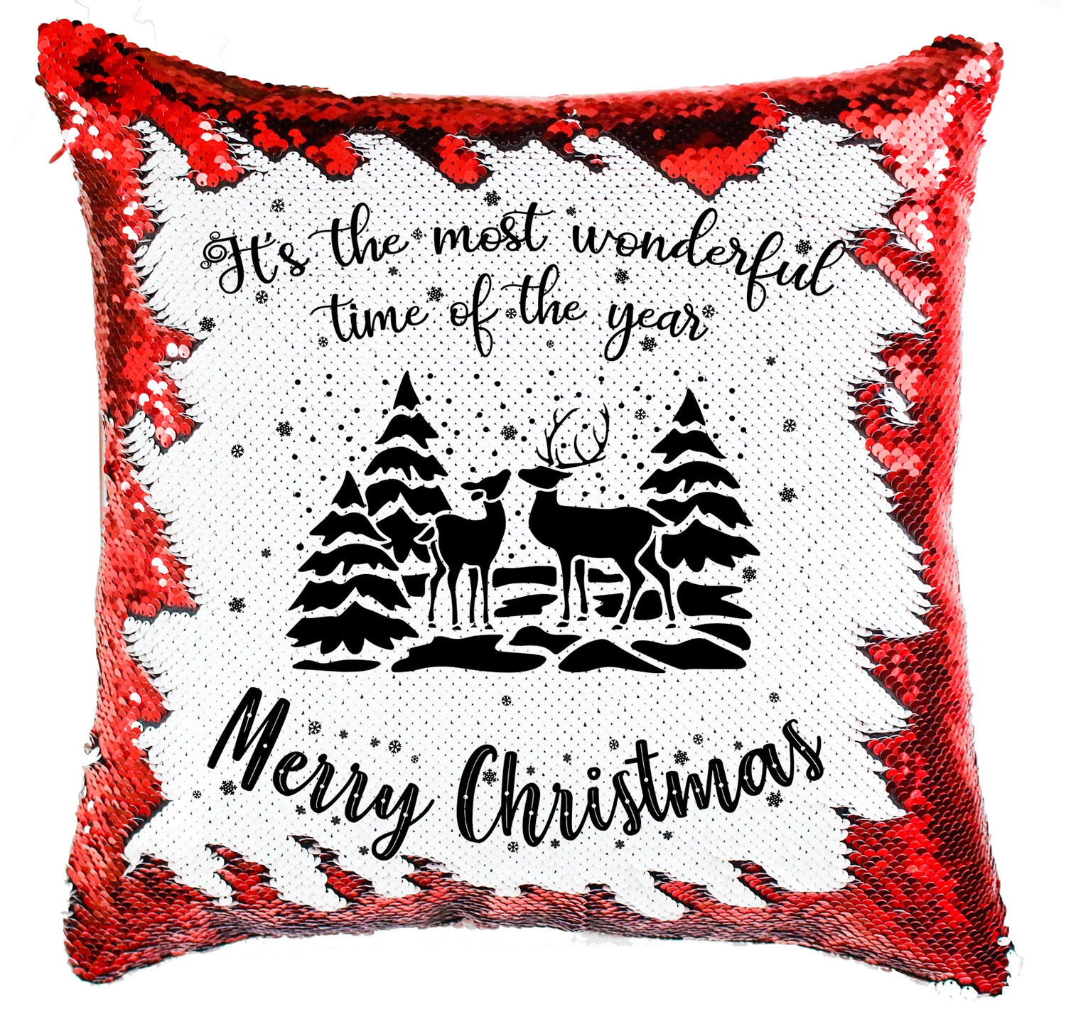 merry christmas karácsony Simiflitteres Párnahuzat