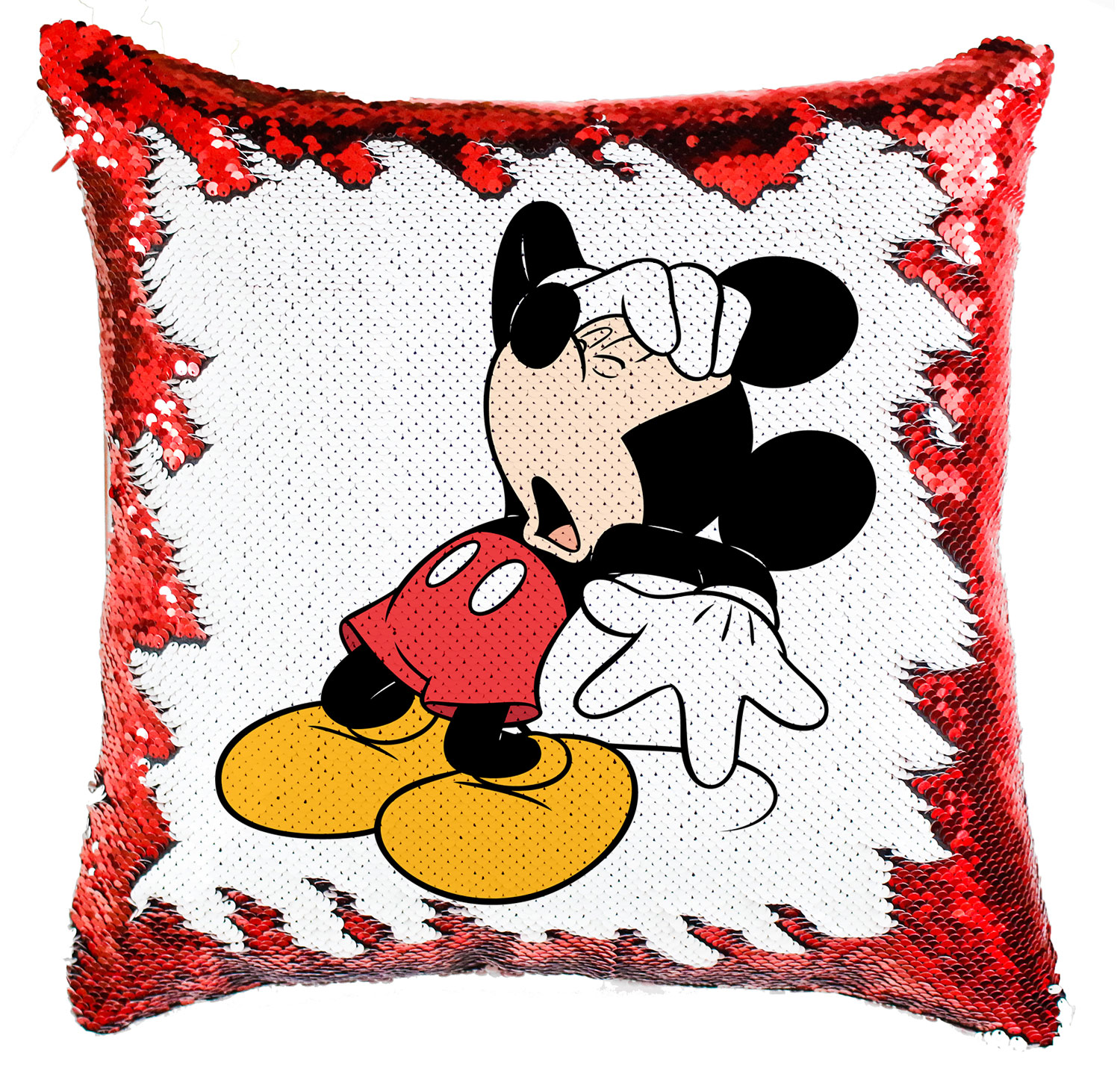 mickey egér  Simiflitteres Párnahuzat