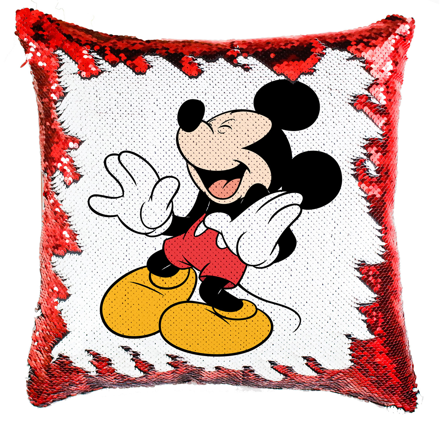 mickey egér Simiflitteres Párnahuzat