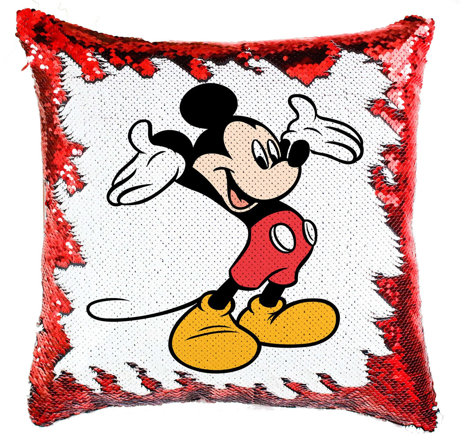 mickey egér Simiflitteres Párnahuzat