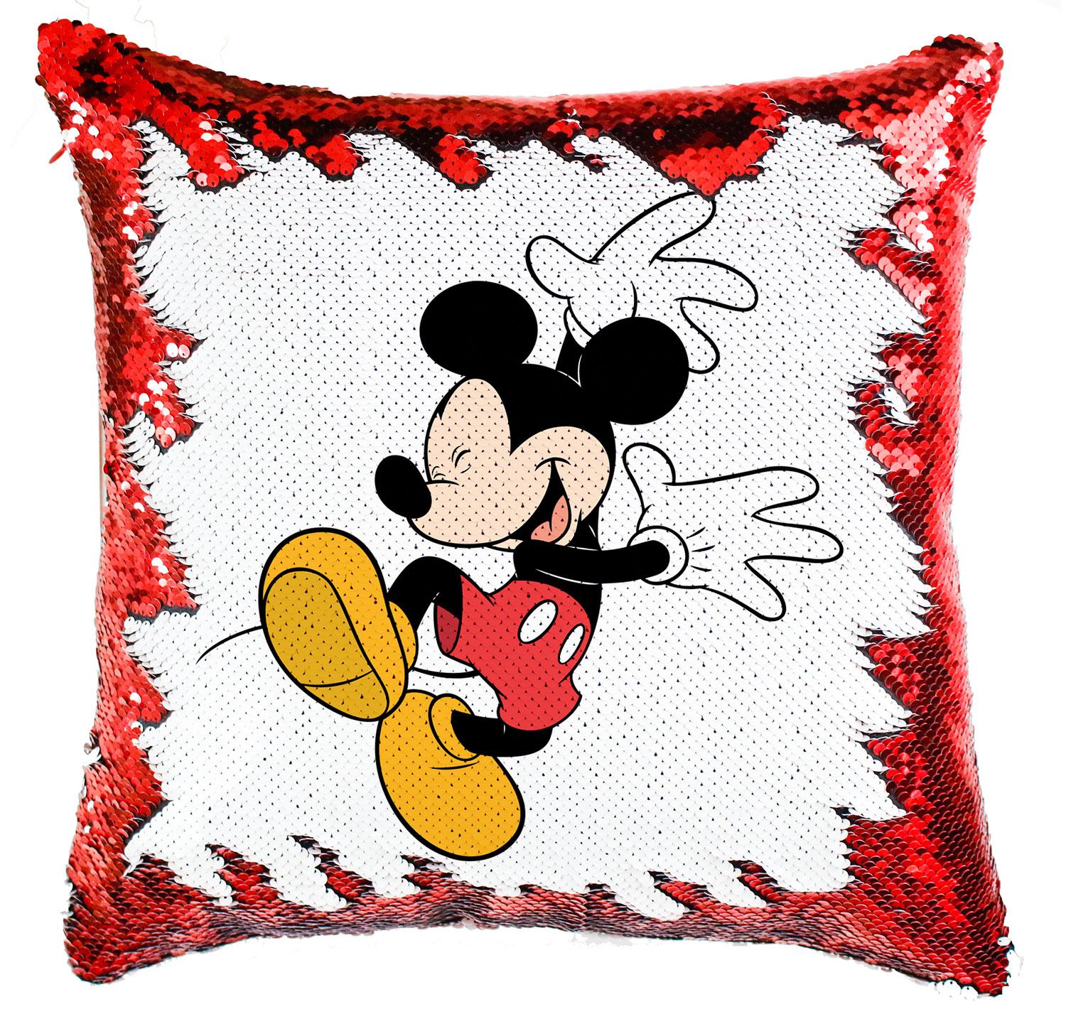 mickey egér táncol Simiflitteres Párnahuzat