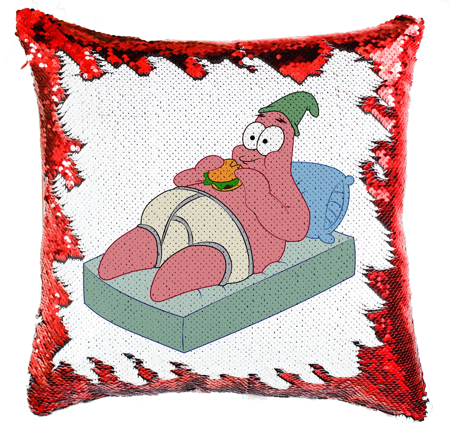 patrik csillag spongya bob Simiflitteres Párnahuzat