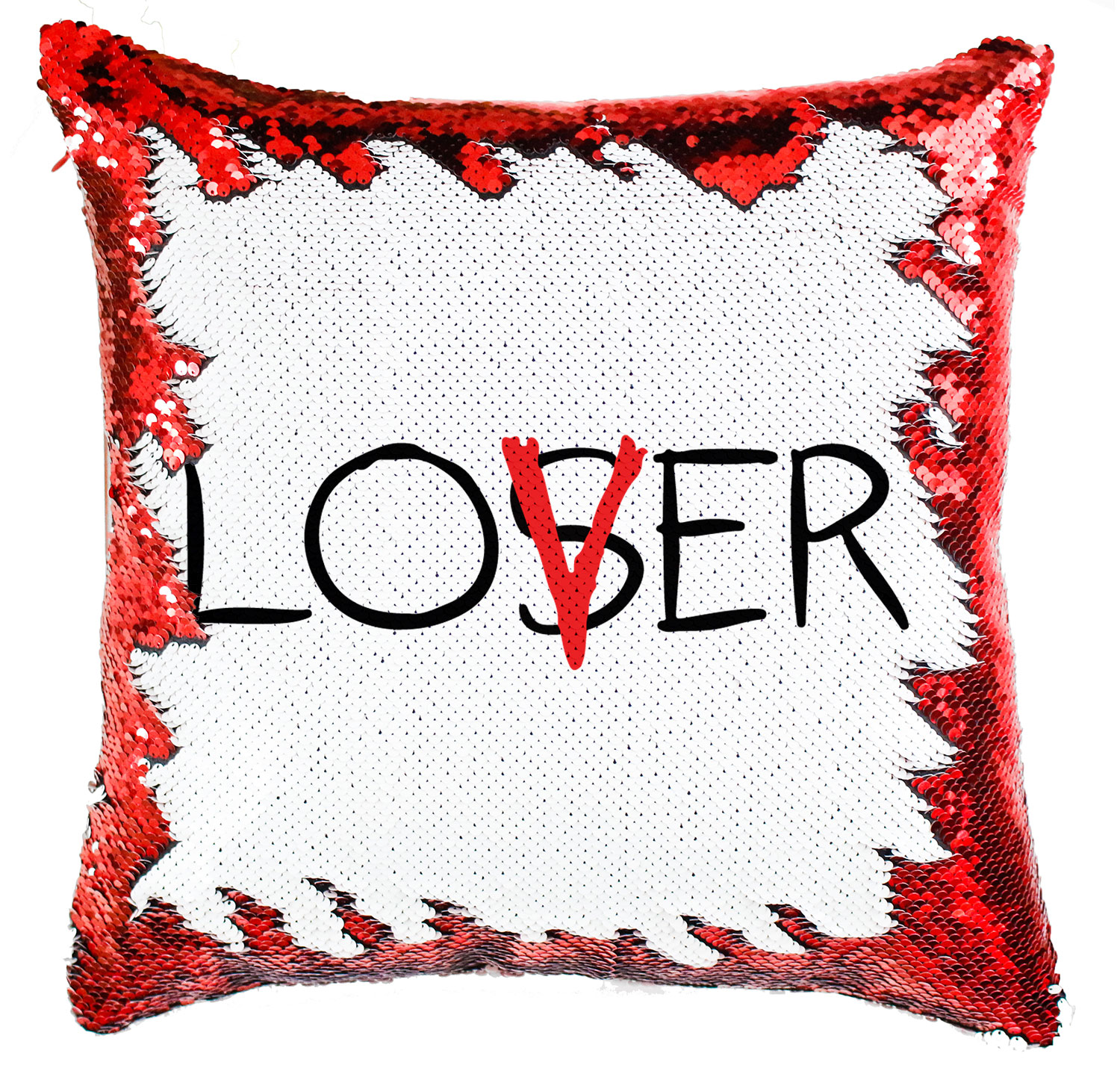 lover loser az stephen king it pennywise Simiflitteres Párnahuzat