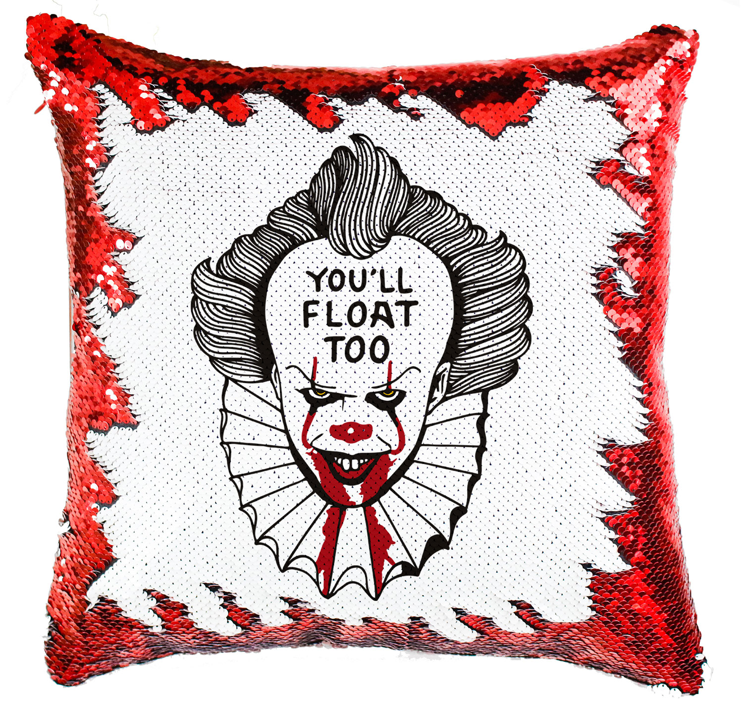 pennywise it az stephen king Simiflitteres Párnahuzat