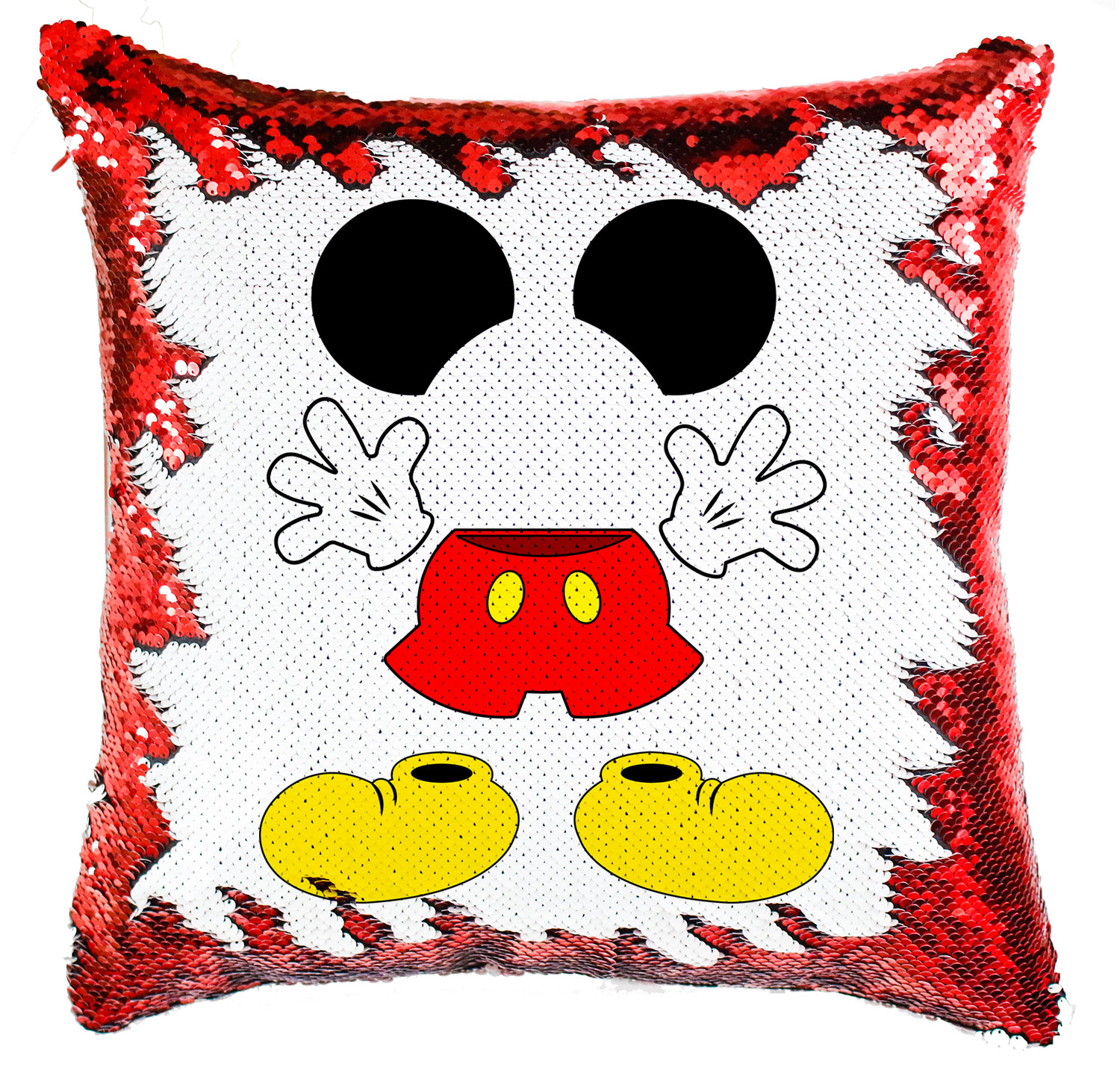 Mickey egér Simiflitteres Párnahuzat