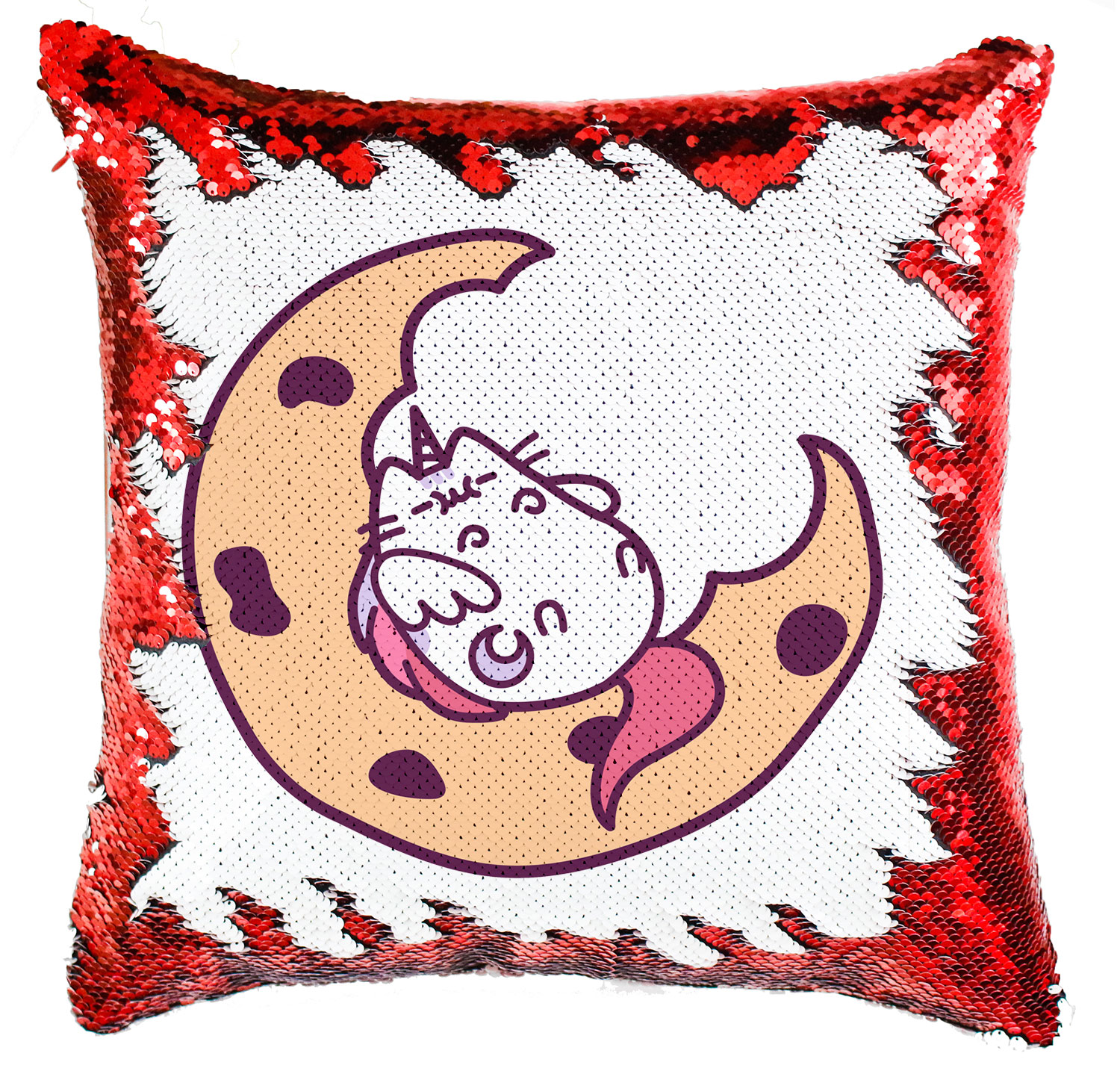 macska macskás cica cicás pusheen unikornis Simiflitteres Párnahuzat
