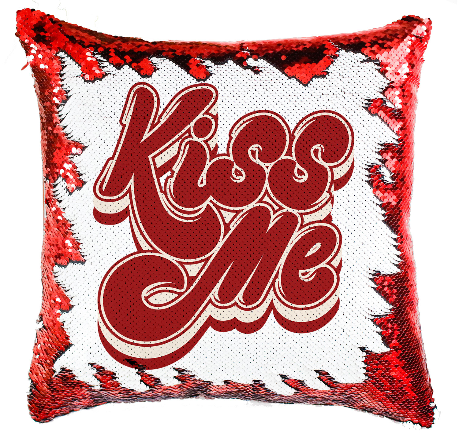 kiss me Simiflitteres Párnahuzat