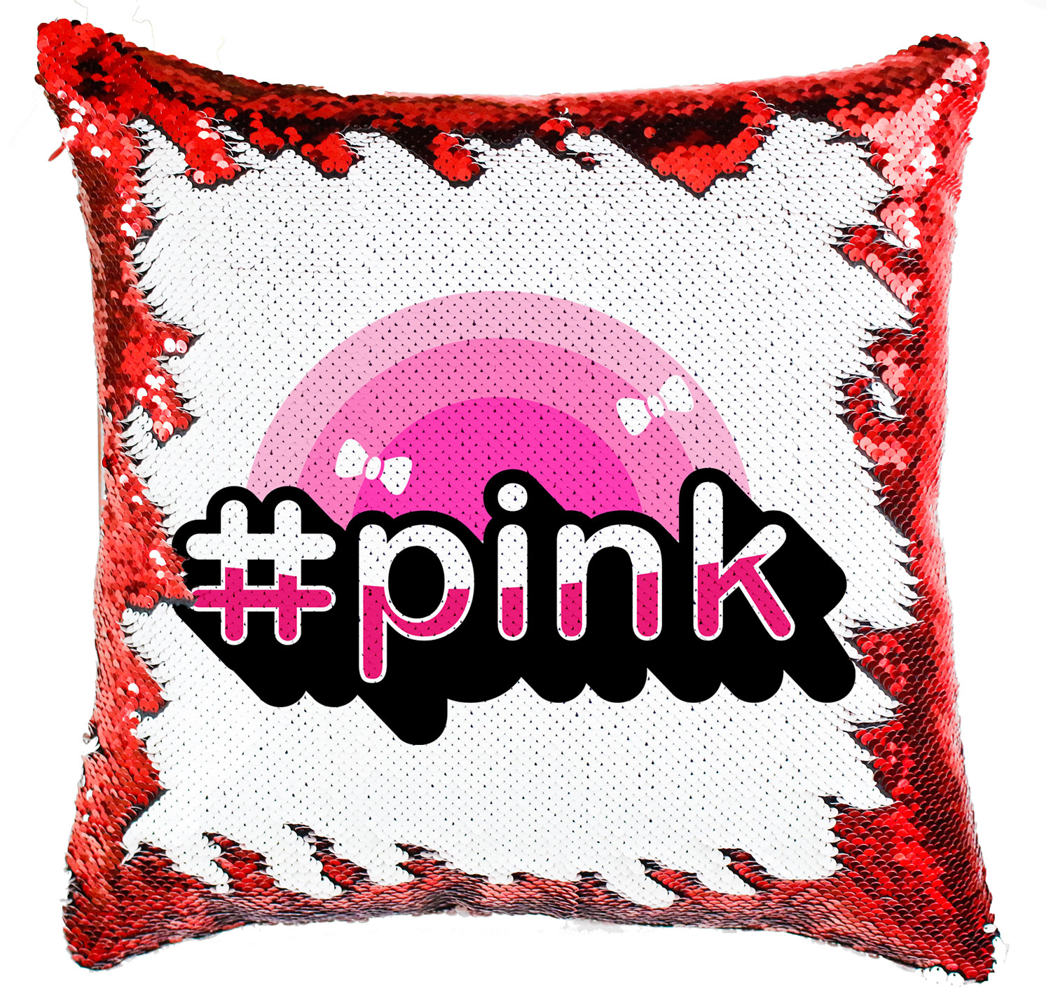 Pink Simiflitteres Párnahuzat