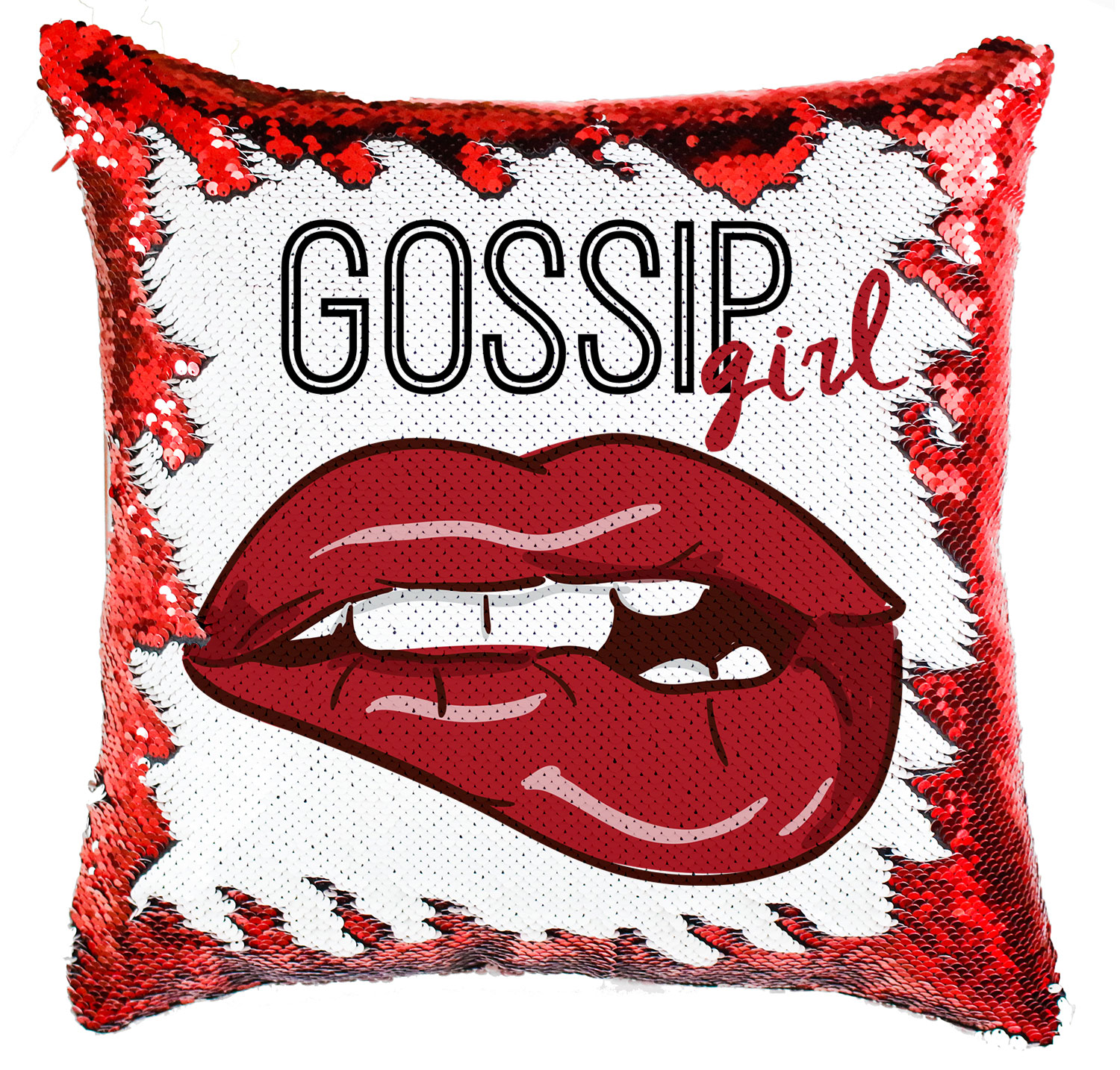 gossip girl lips ajak ajkak Simiflitteres Párnahuzat