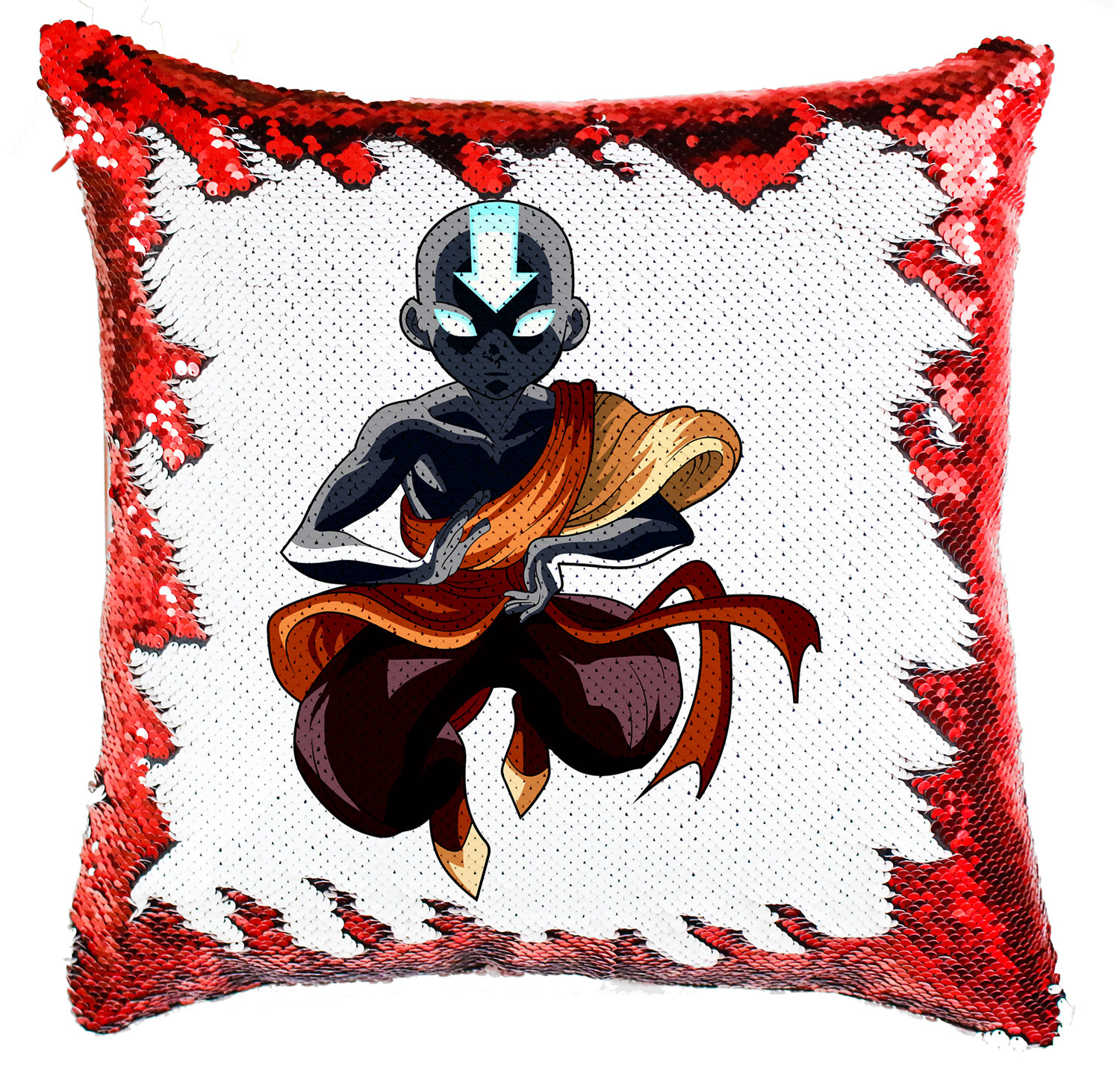 avatar aang legendája léghajlító Simiflitteres Párnahuzat