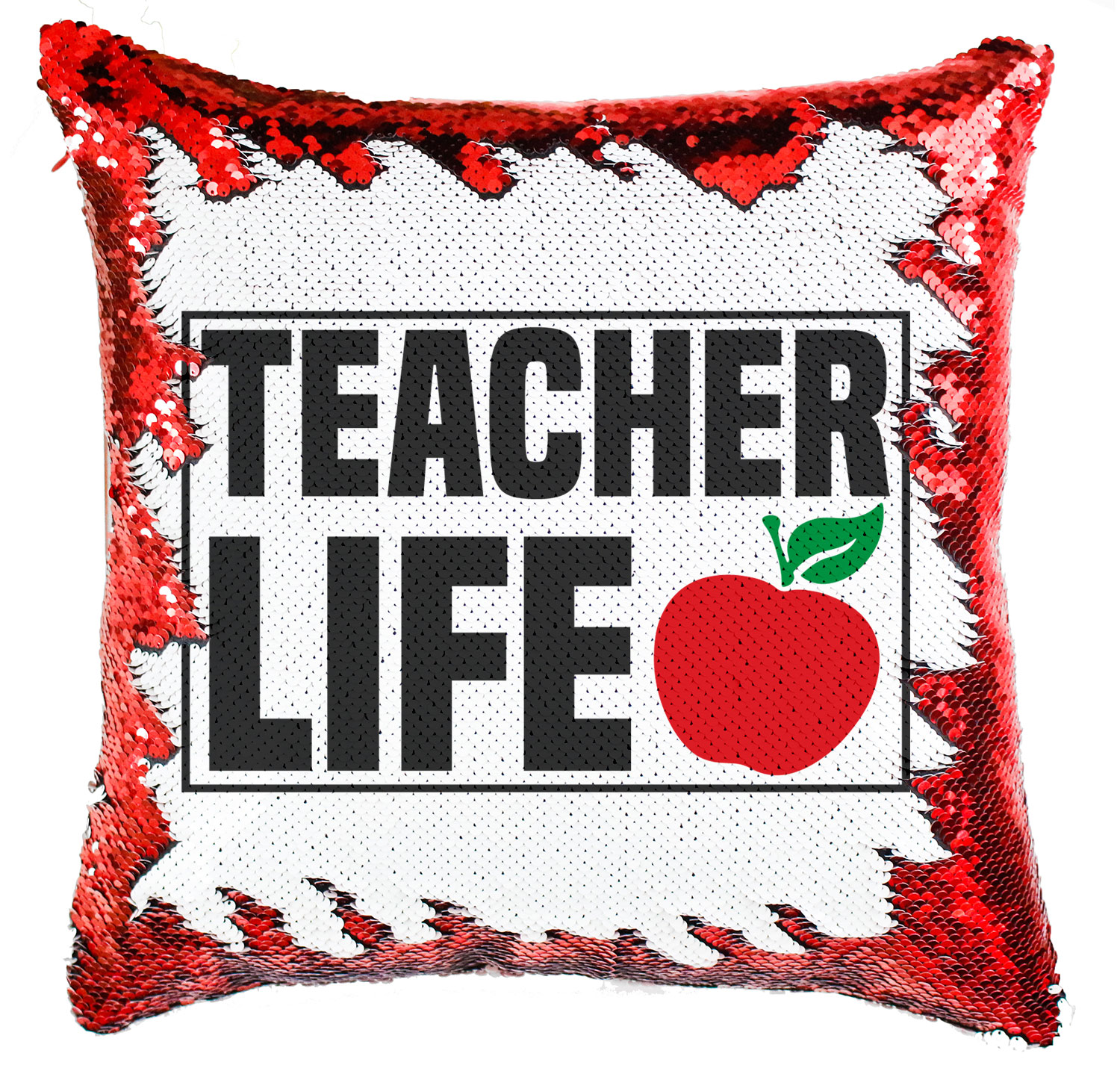 teacher life tanár Simiflitteres Párnahuzat